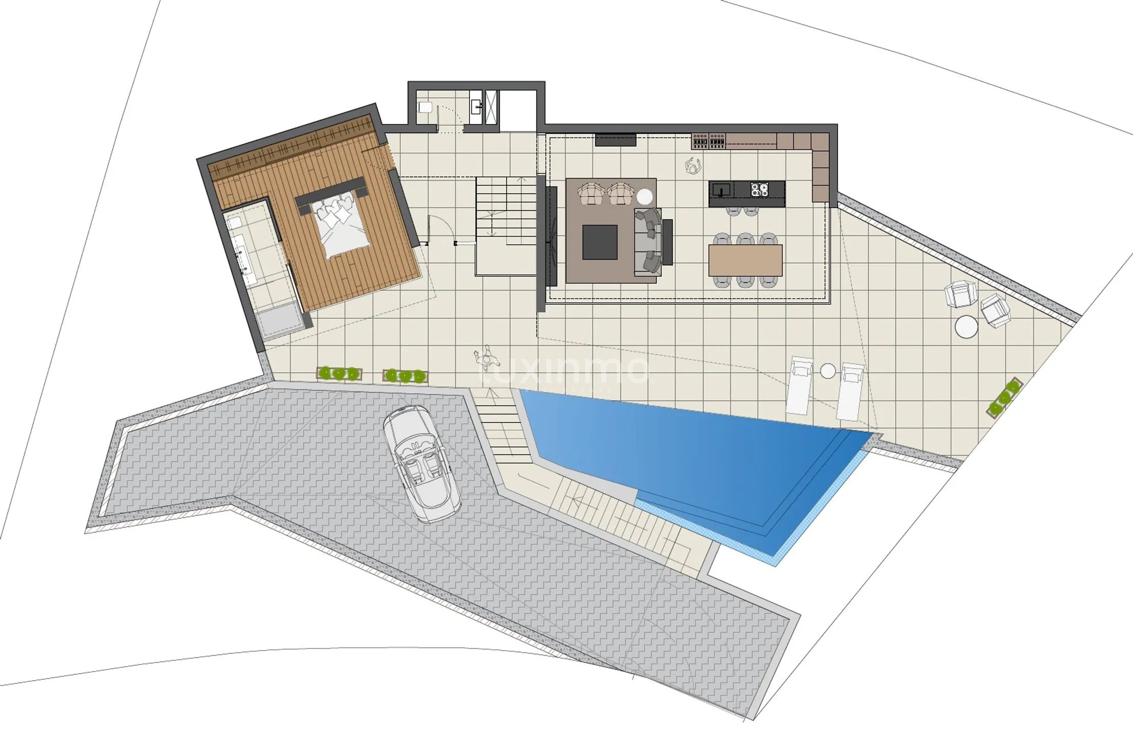 For sale villa with sea views in Altea Hills — Floor Plan 2