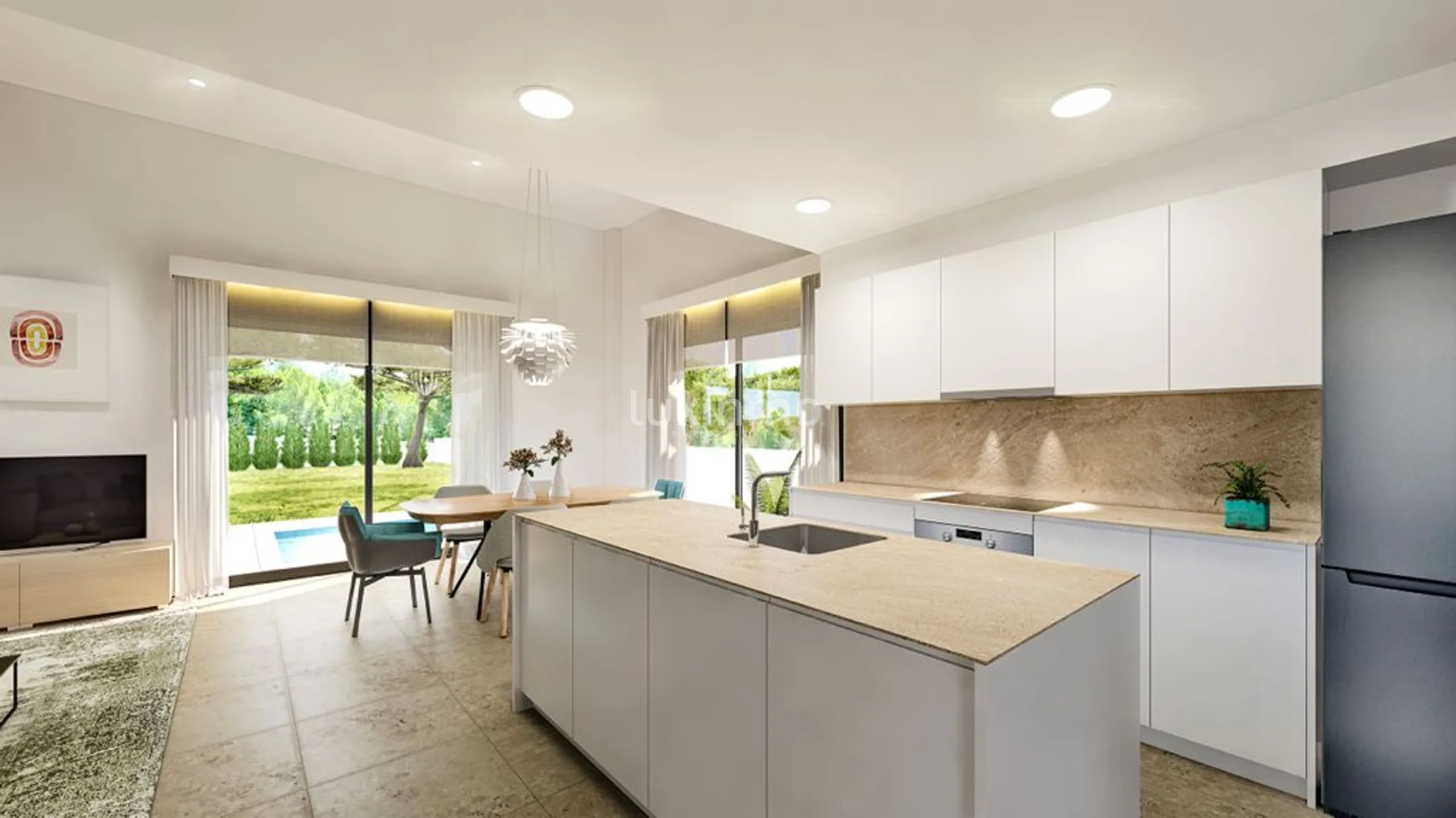 Design och prisvärd hörnvilla i Sierra Cortina — photo 8