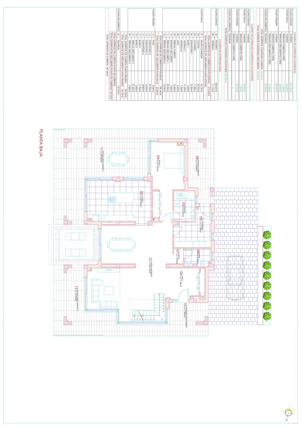 Modern detached house with sea views — Floor Plan 1