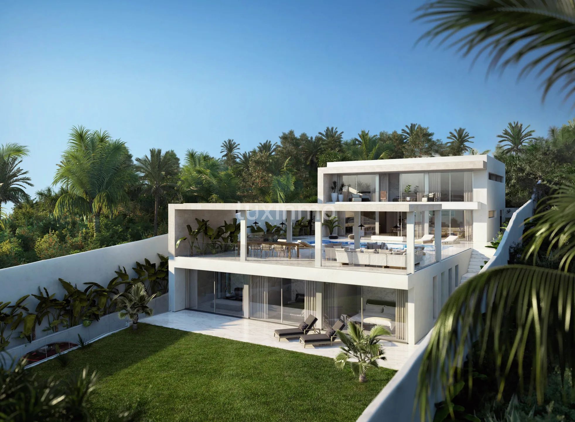 Two luxury villas just a few metres from the beach in Cap Martinet — photo 1