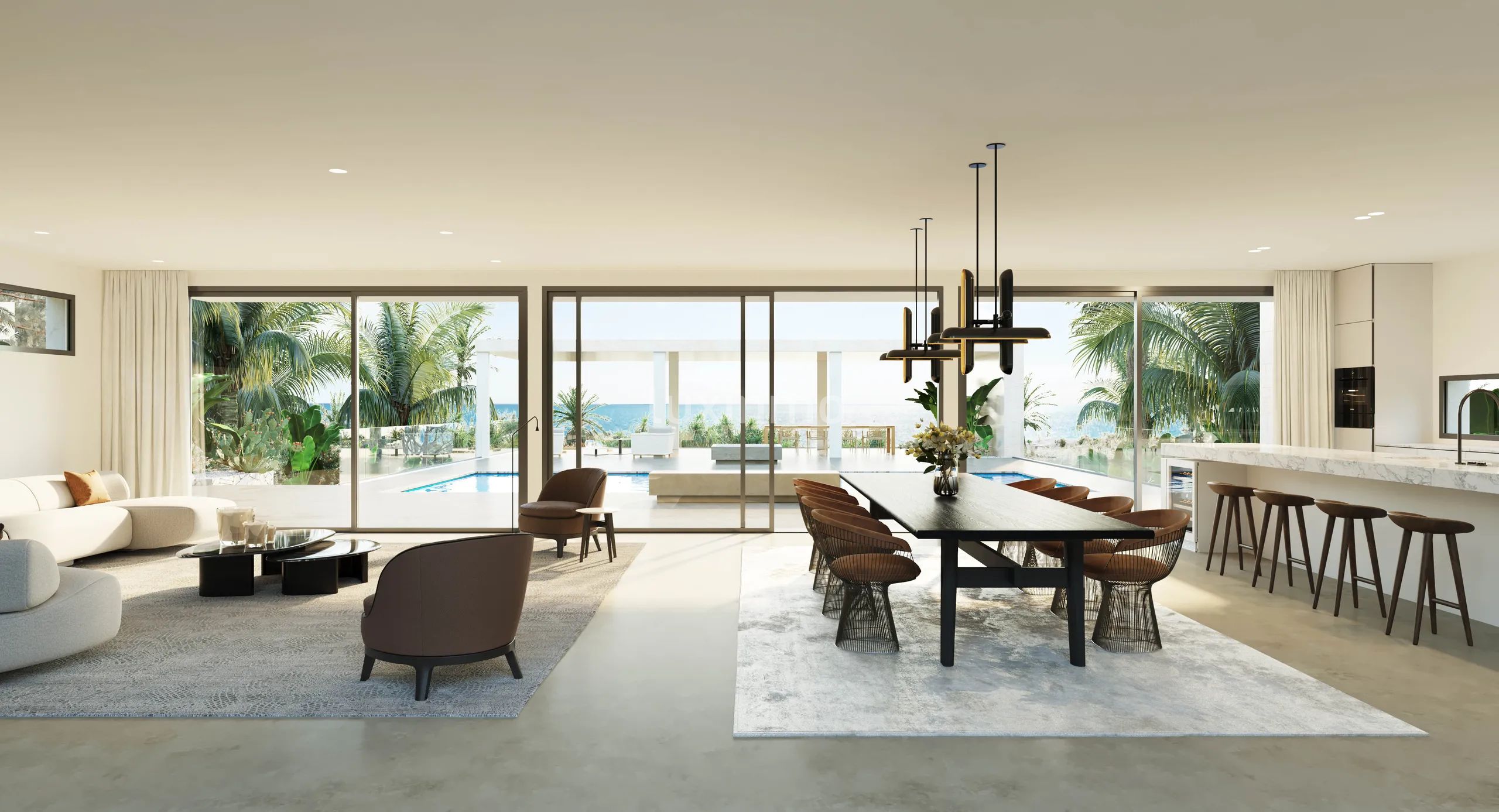 Two luxury villas just a few metres from the beach in Cap Martinet — photo 5