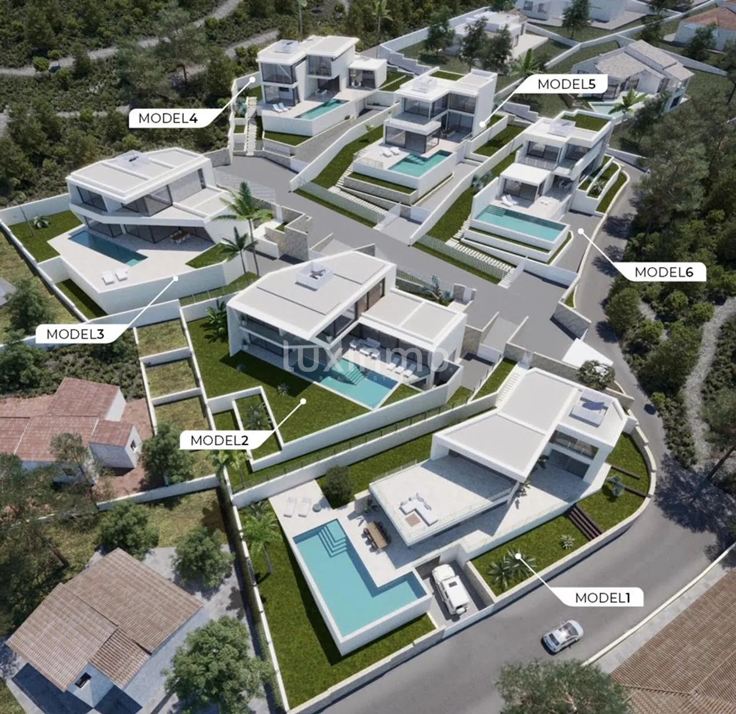 Villa zu verkaufen in Moraira in einer geschlossenen Anlage von nur 6 Villen — photo 2