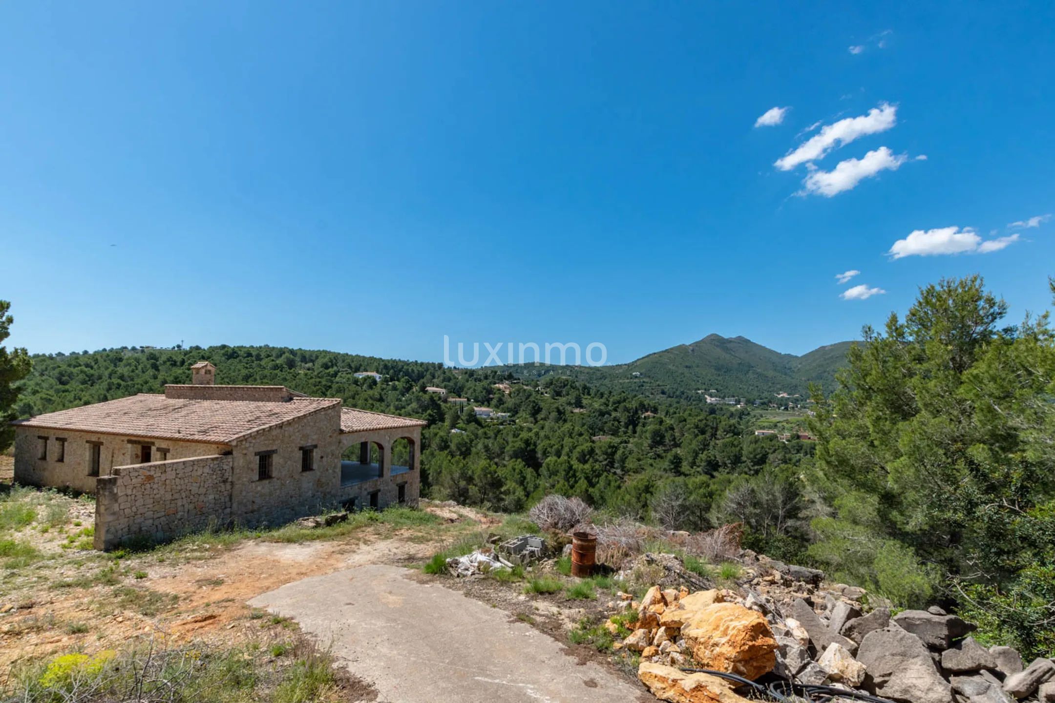 The unfinished Finca for sale between Benissa Senia and Lliber — photo 3