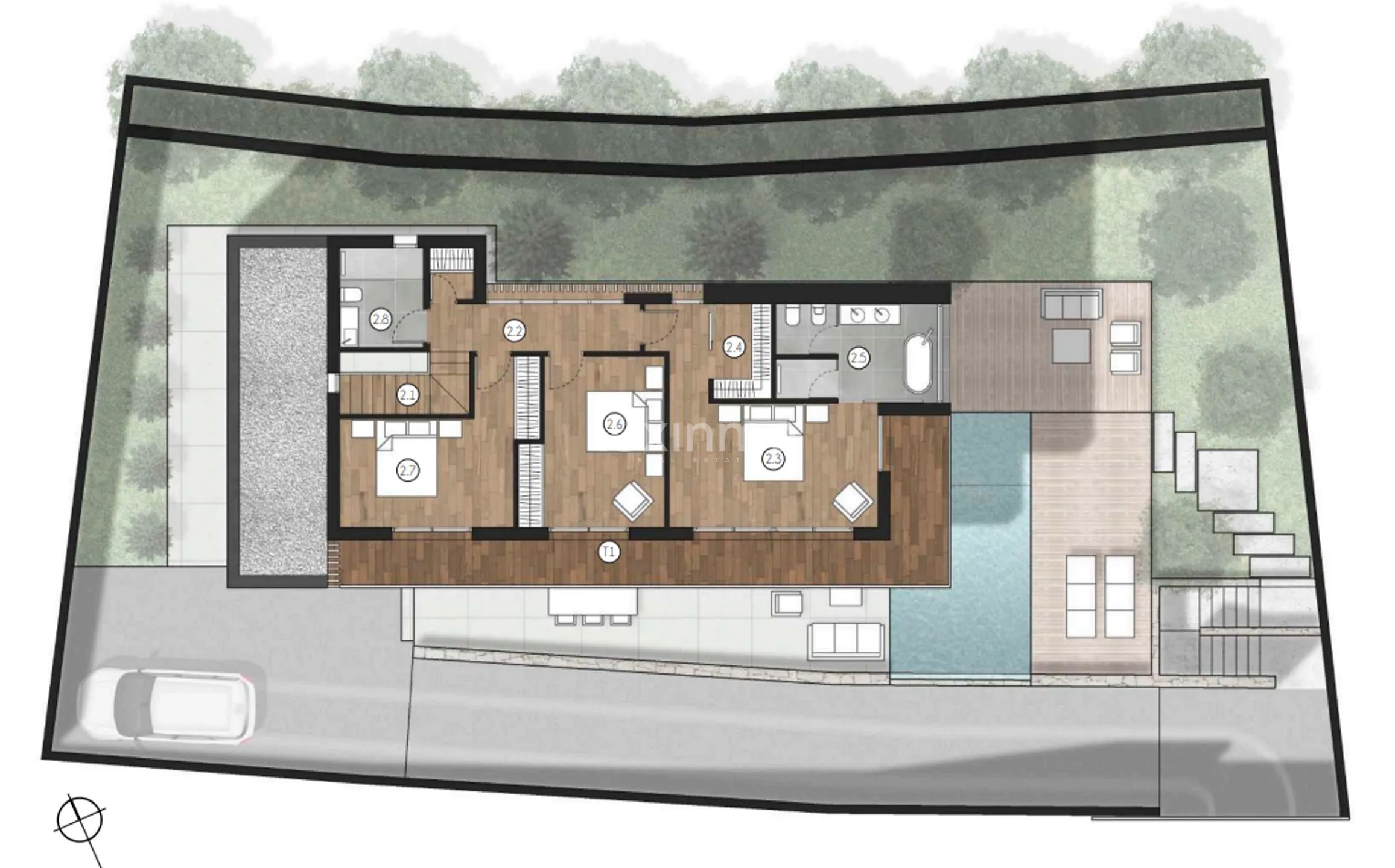 Nowa urbanizacja Wolnostojące wille z basenem — photo 14