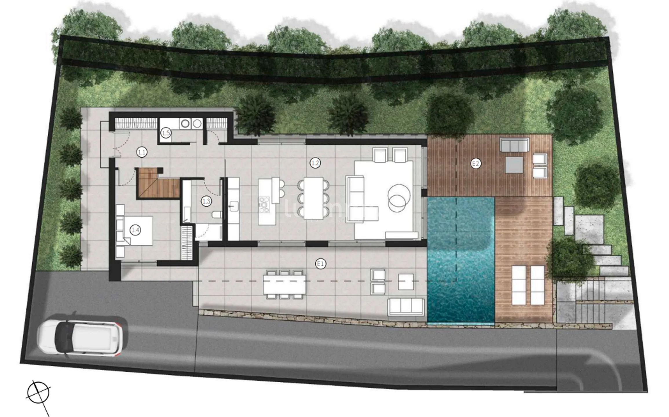 Nowa urbanizacja Wolnostojące wille z basenem — photo 13