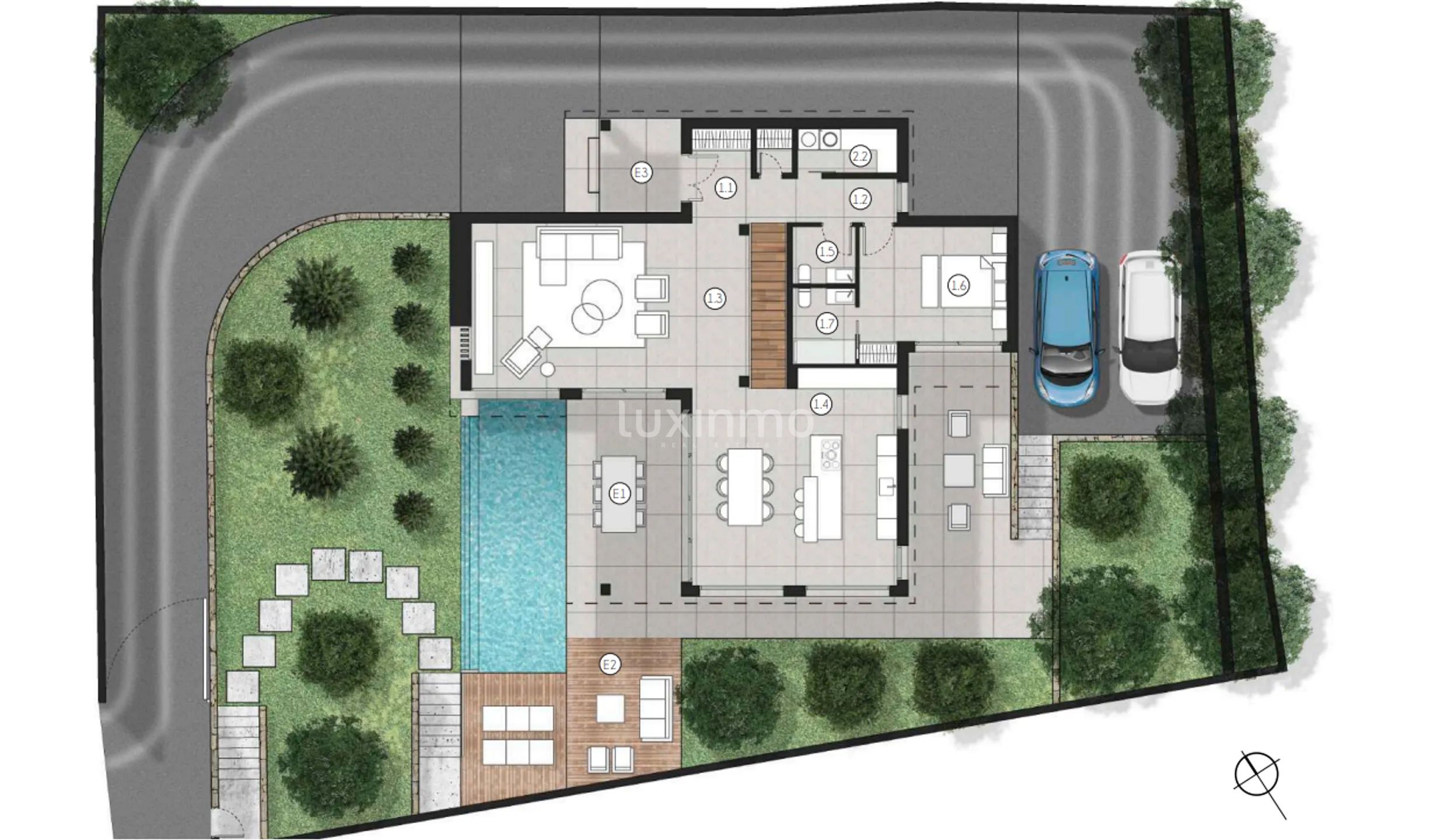 New Urbanisation Detached Villas with Swimming Pool in quiet location — photo 15