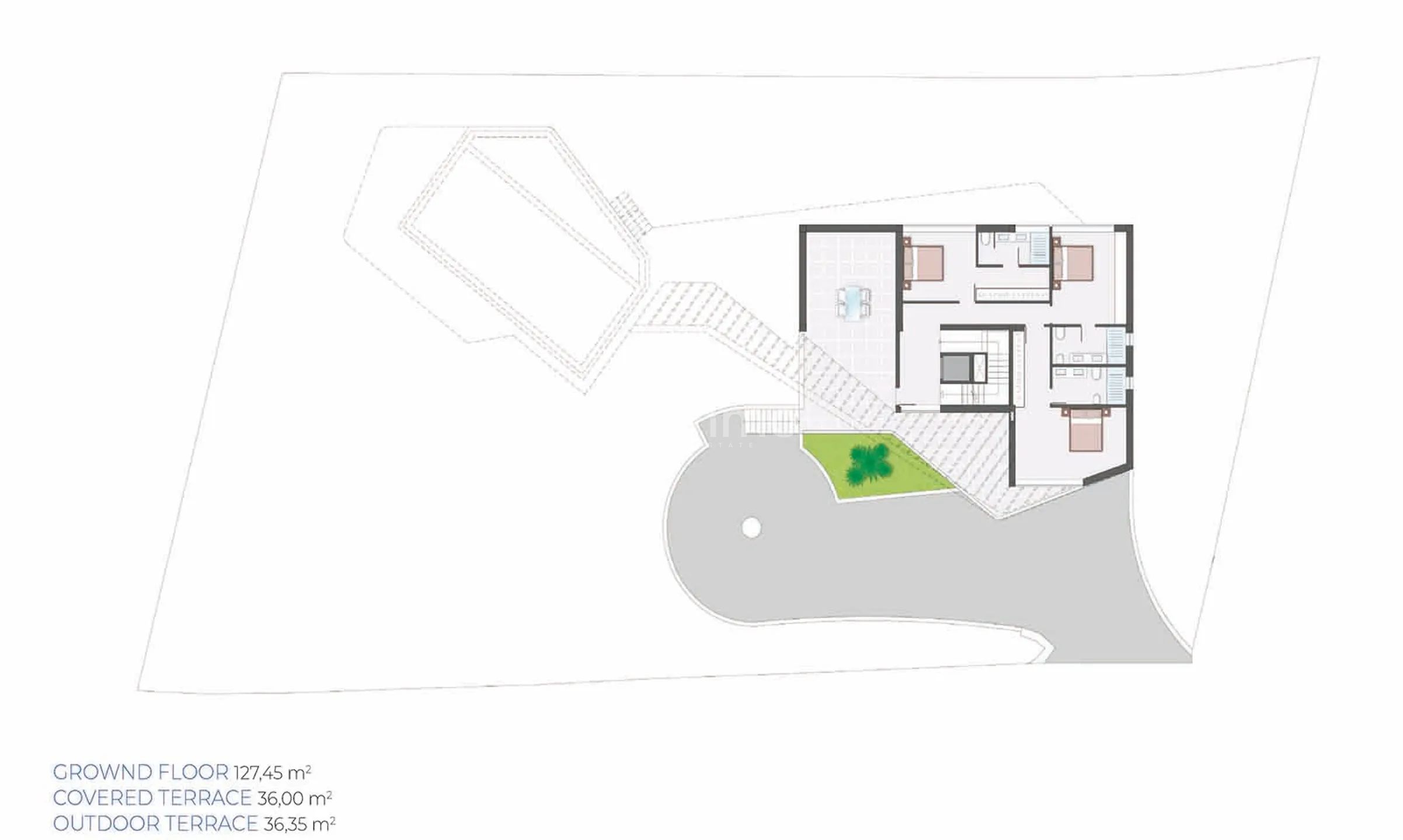 Magnificent key-ready villa in Javea with marvellous views — Floor Plan 1