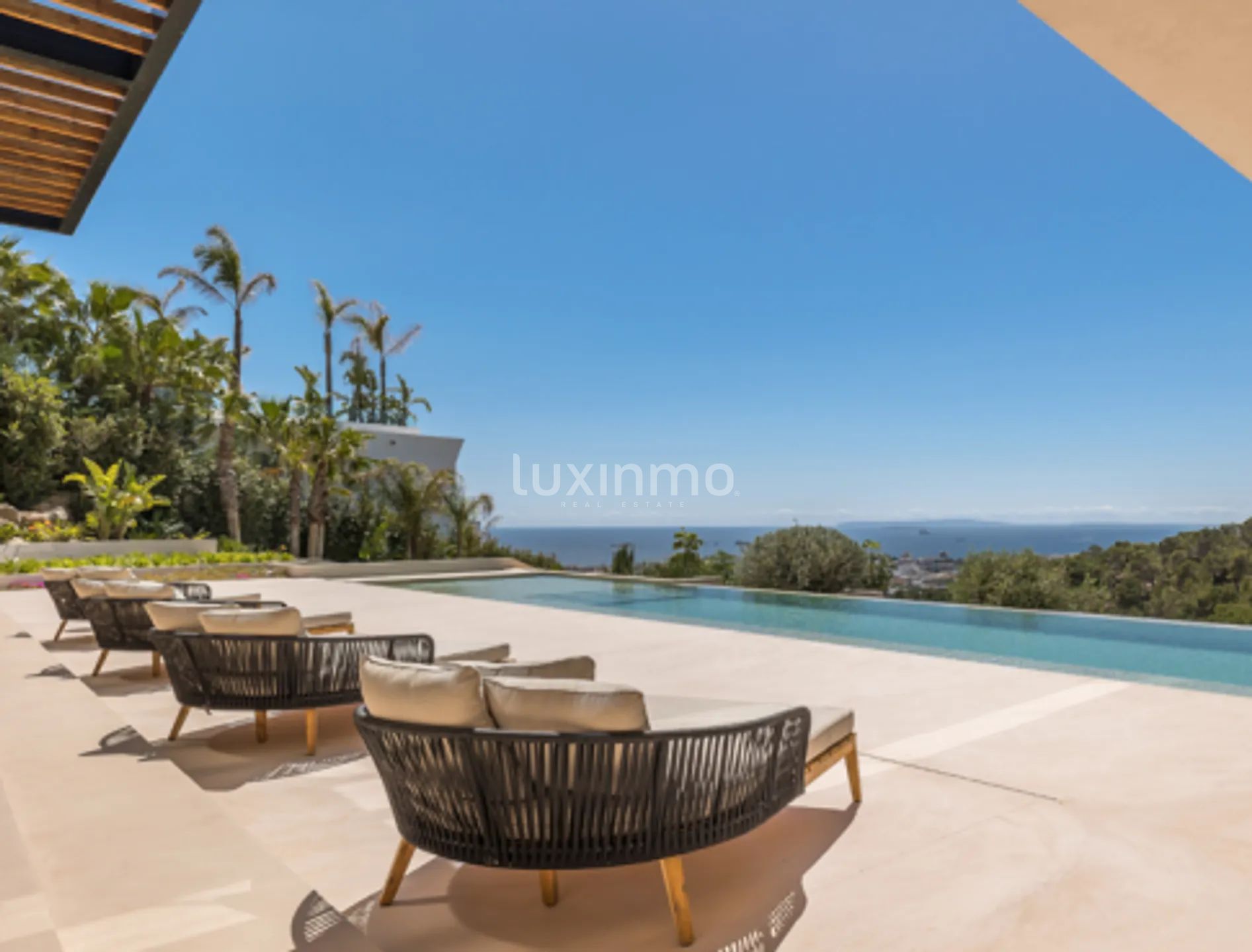 For sale Luxury New and Modern villa with panoramic sea views on top of Ibiza city — photo 4