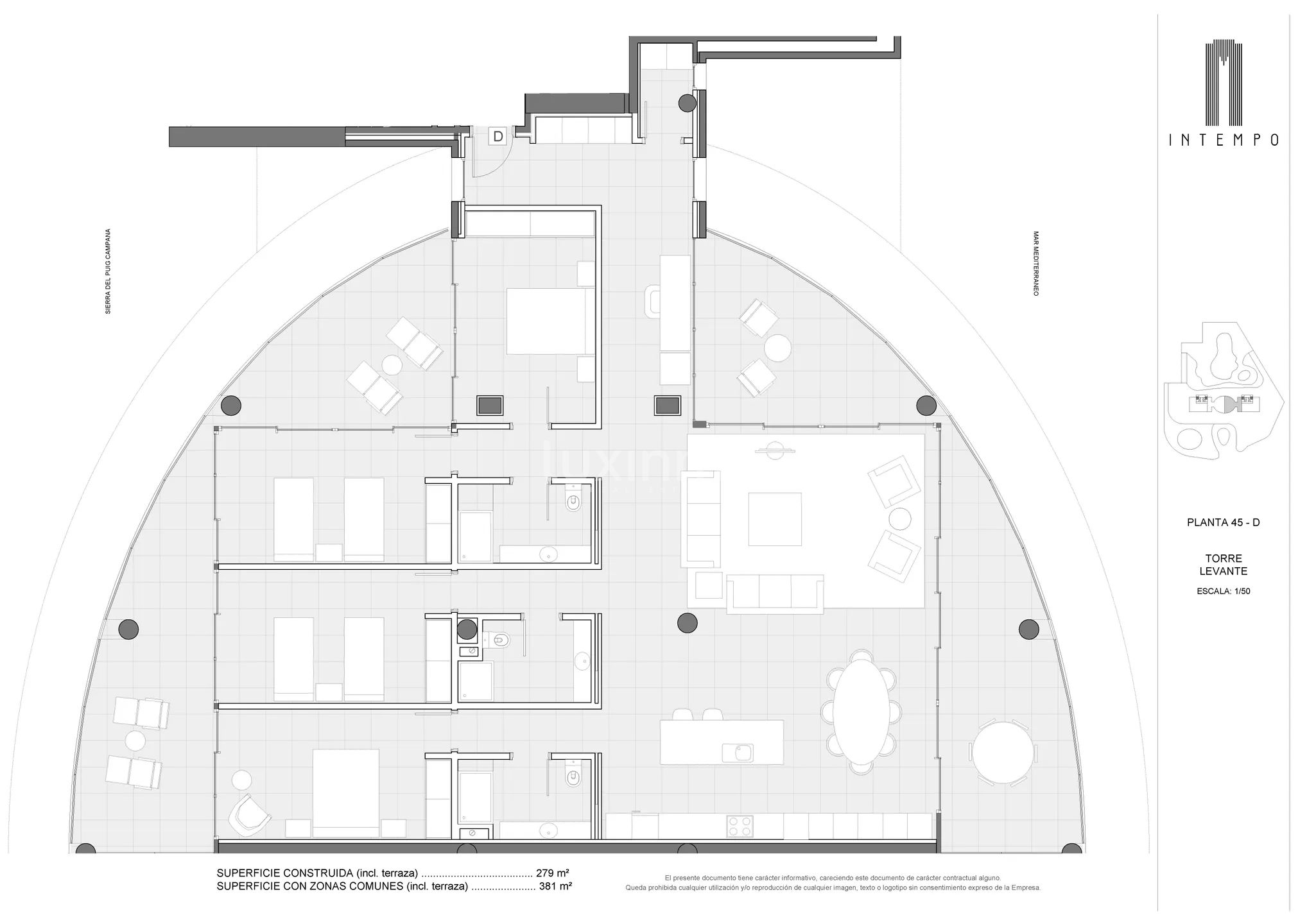 Buy top floor apartment in Intempo — photo 40