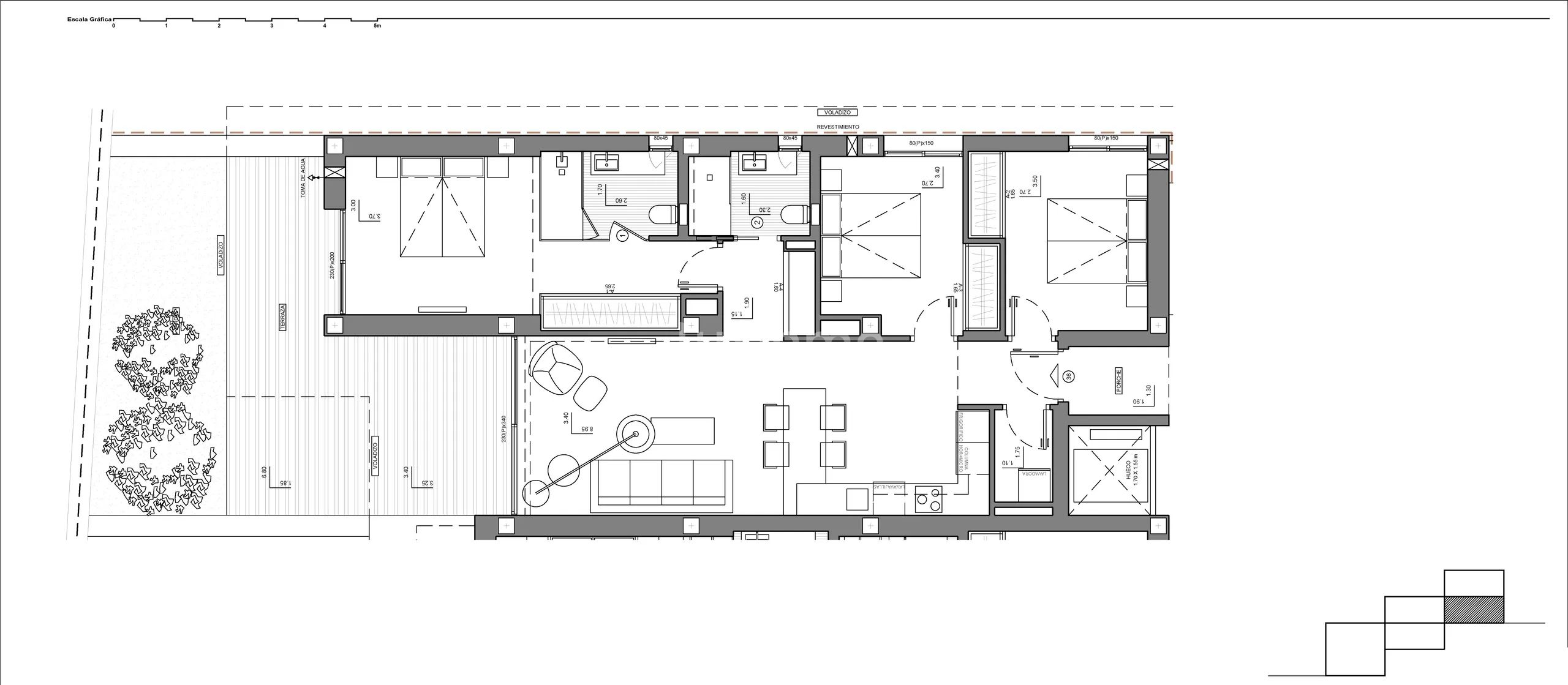 Newly built flat with modern design and all services — photo 18