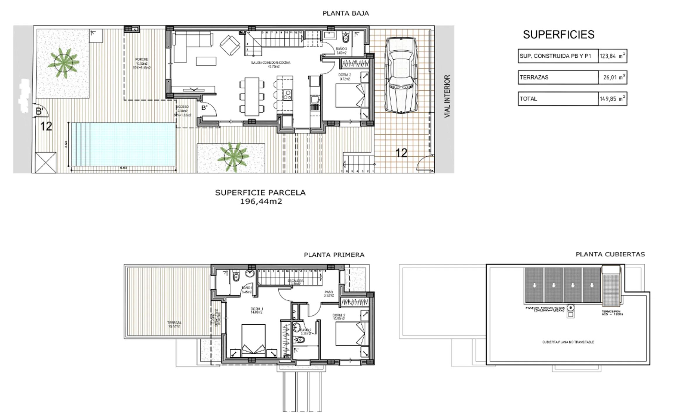 Detached villas in Polop with pool and parking — photo 23