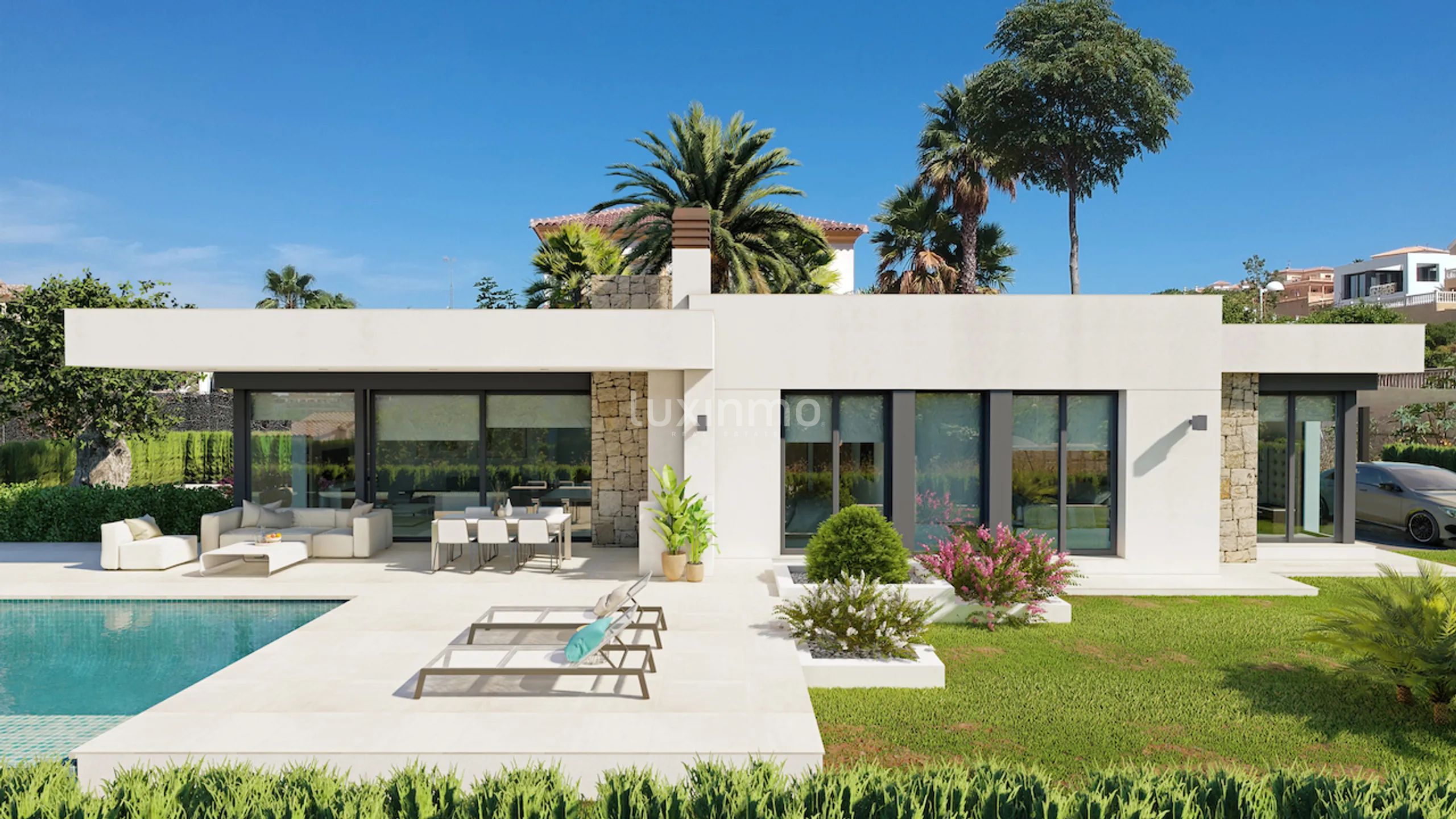 Buy new build villa in Calpe near the town centre — photo 1
