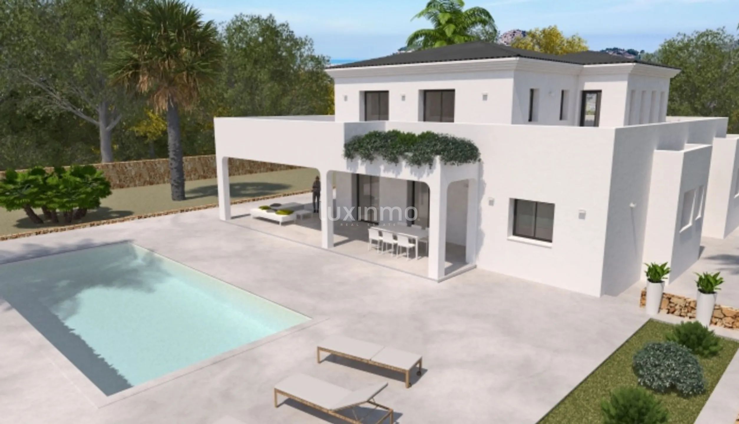 Modern spacious villa for sale in Pedreguer