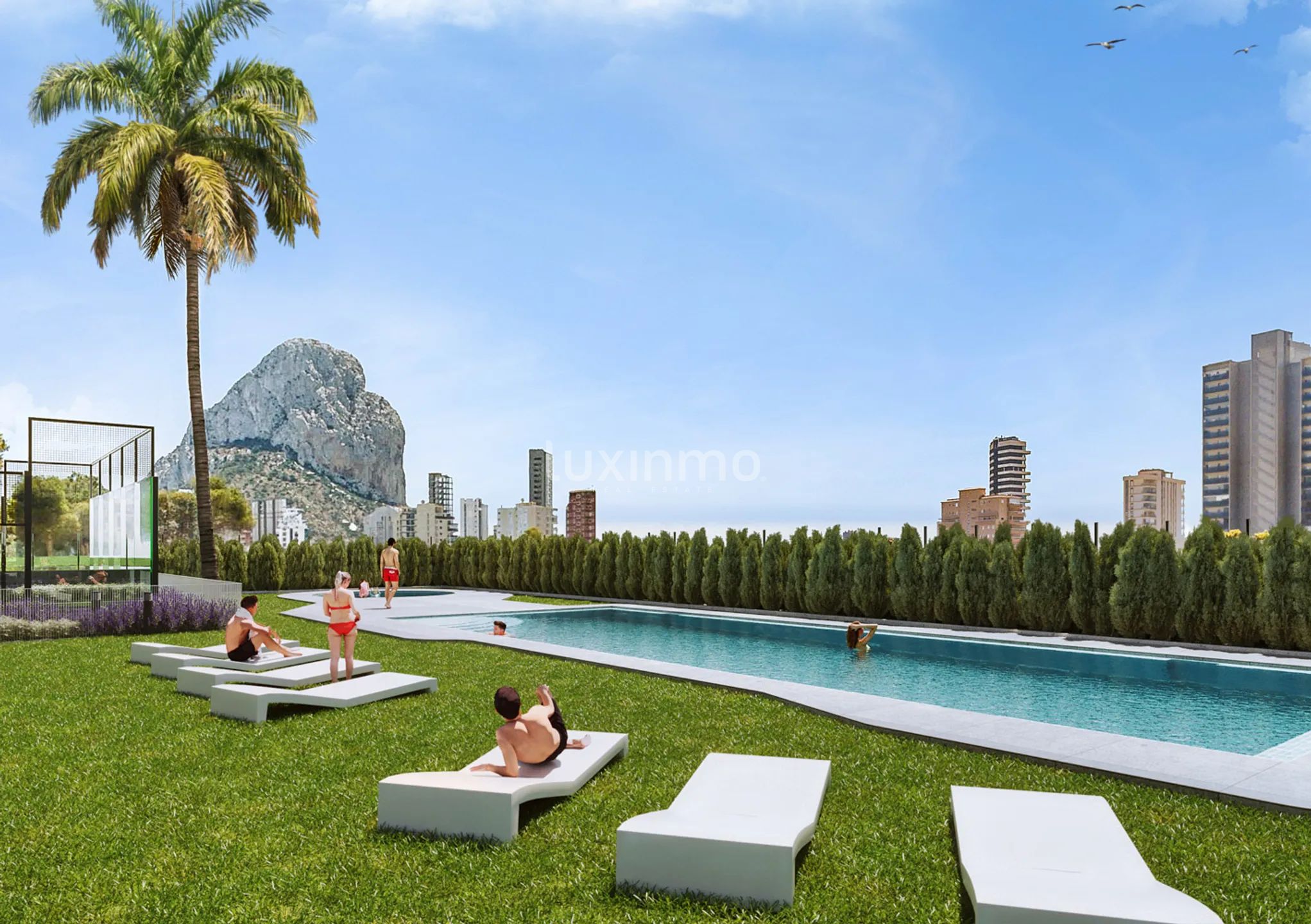 Penthouse avec piscine privée dans le centre de Calpe avec vue sur la mer — photo 8