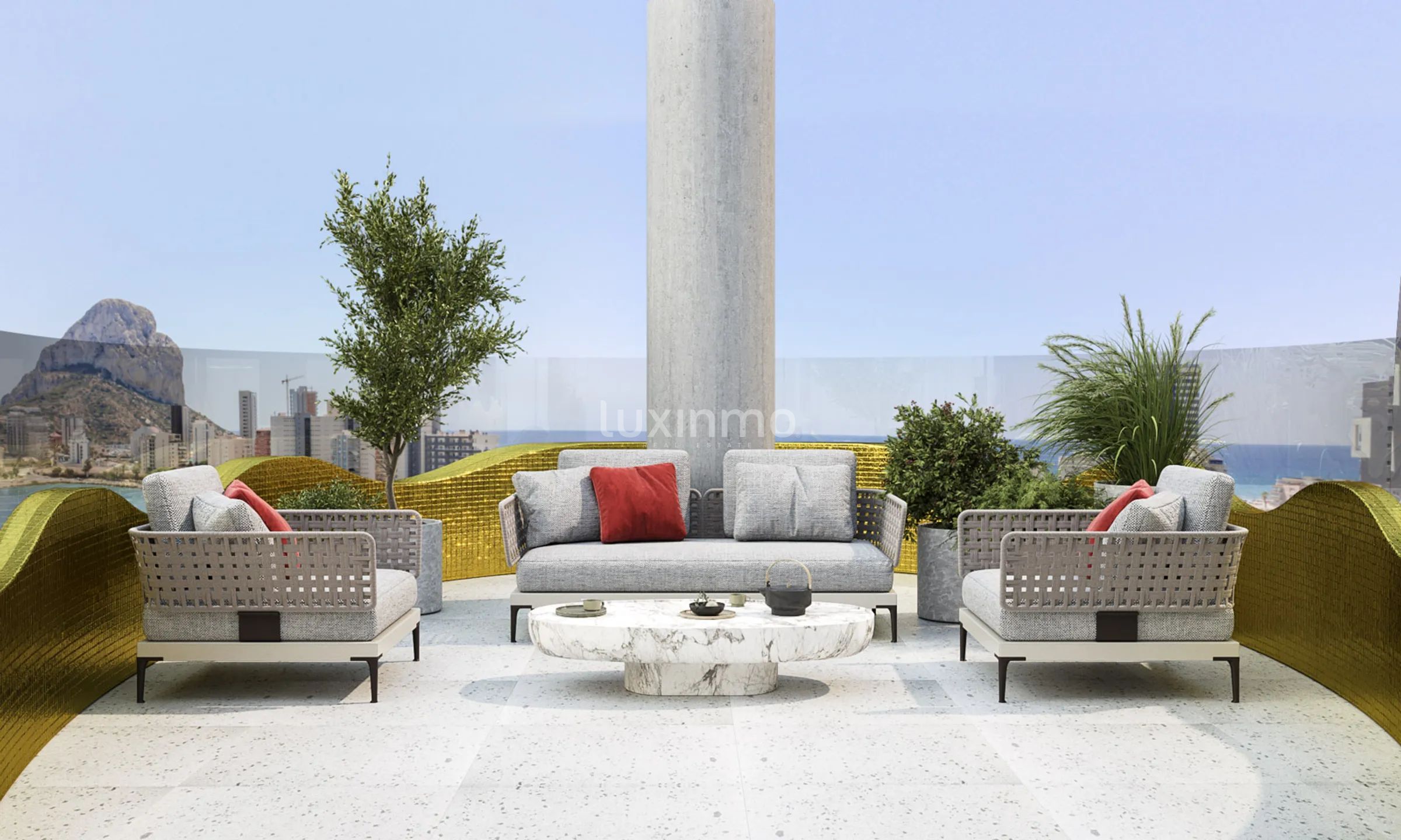 Penthouse avec piscine privée dans le centre de Calpe avec vue sur la mer — photo 15