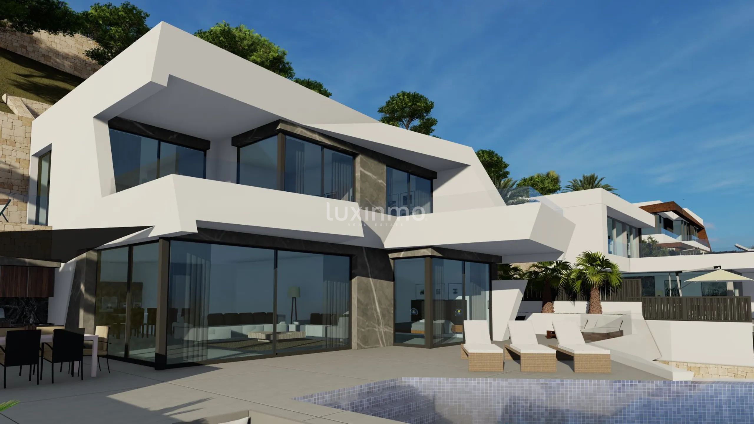 New modern villa in Calpe with sea views — photo 1