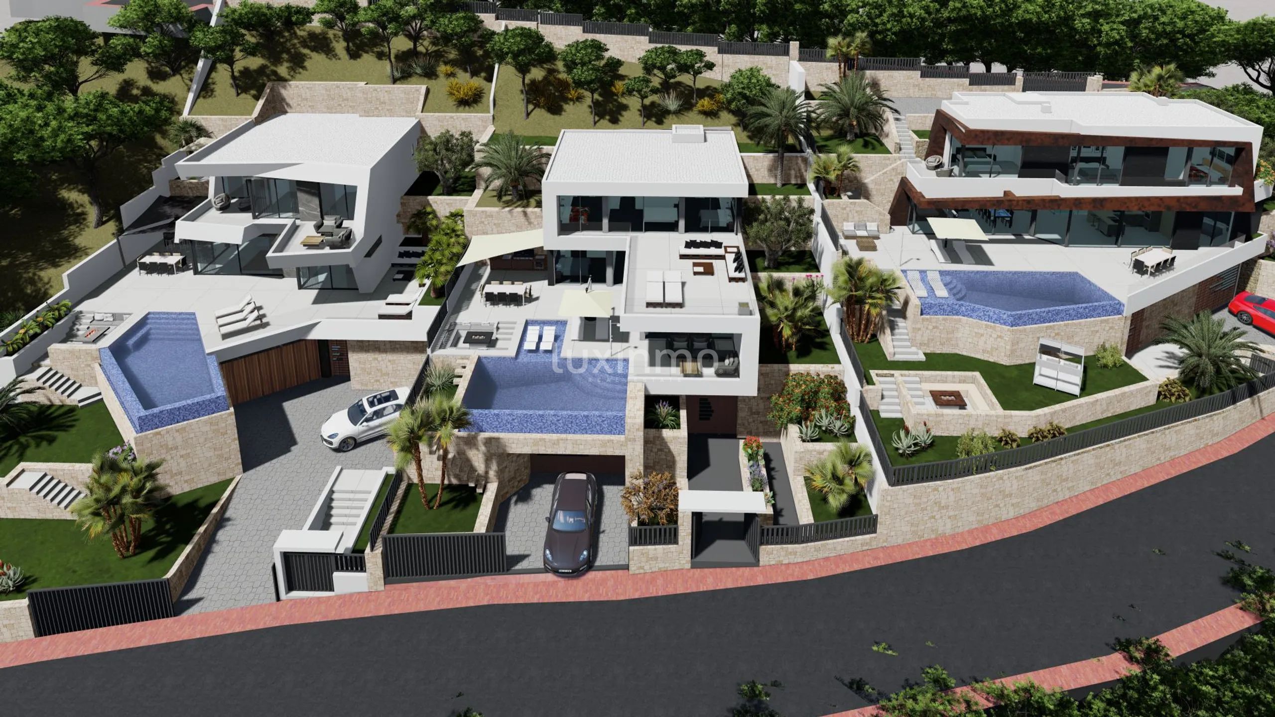 Nouvelle villa moderne à Calpe avec vue sur la mer — photo 9