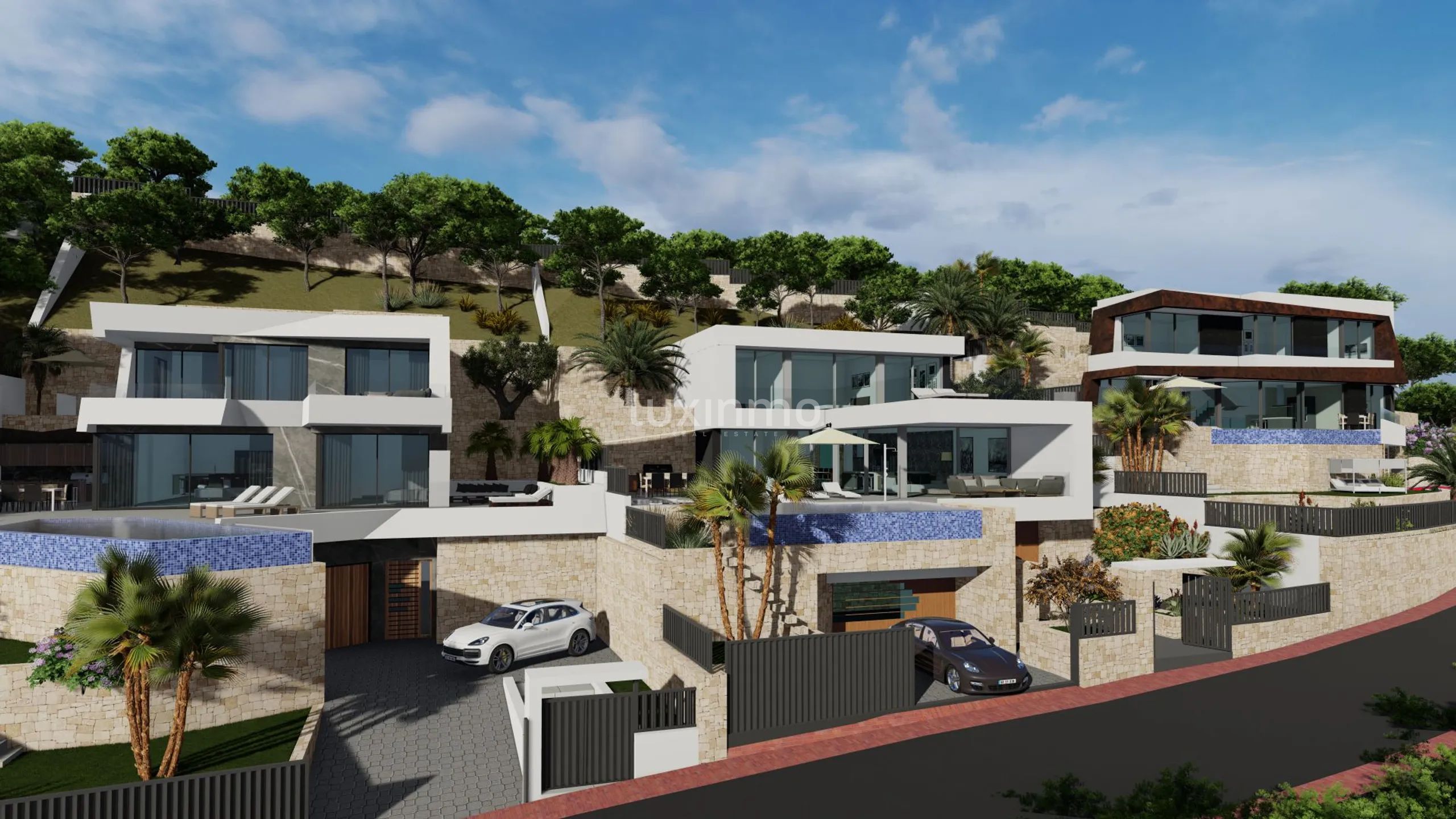 Nouvelle villa moderne à Calpe avec vue sur la mer — photo 8