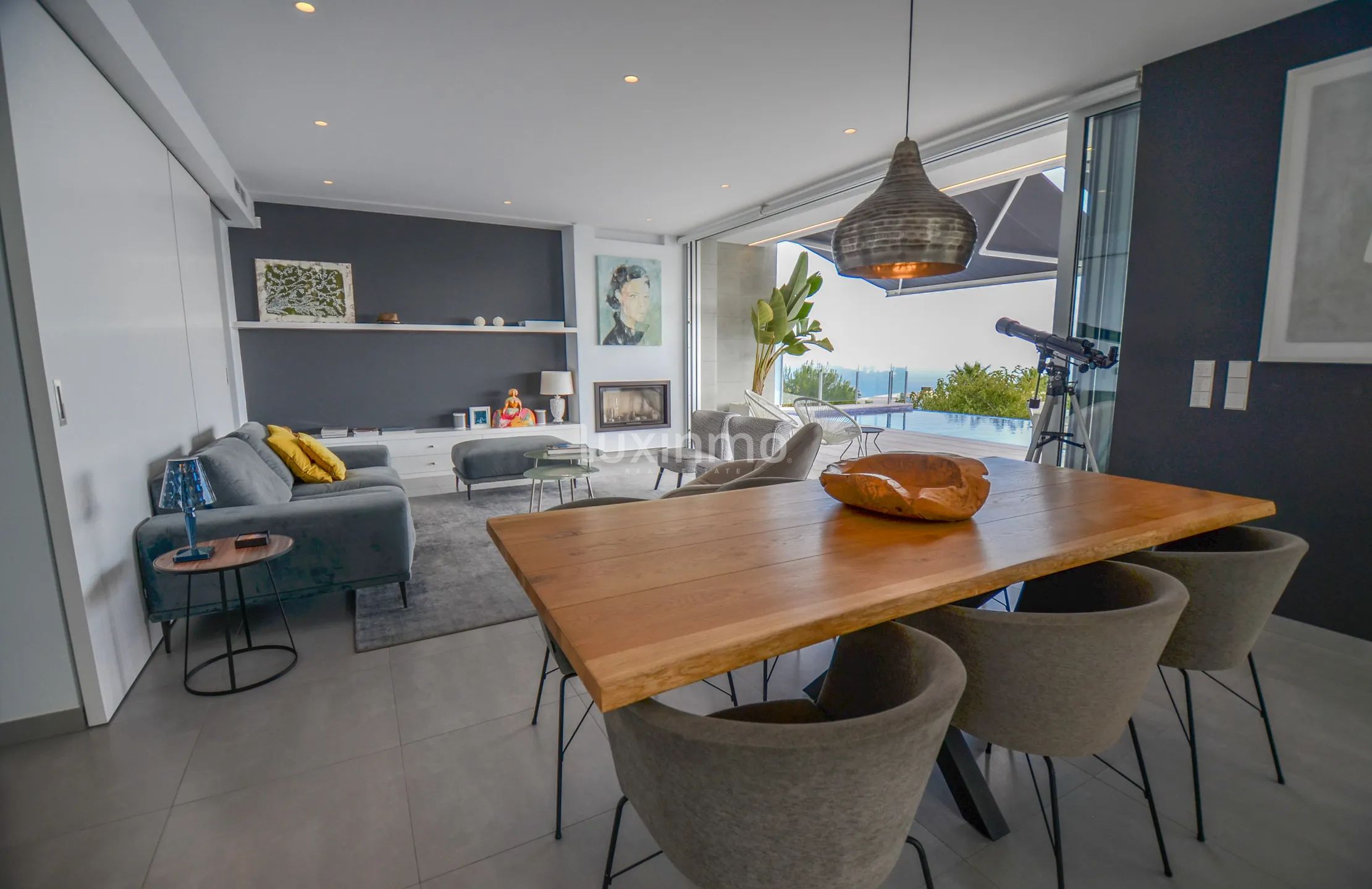 Solig och modern villa med havsutsikt — photo 11