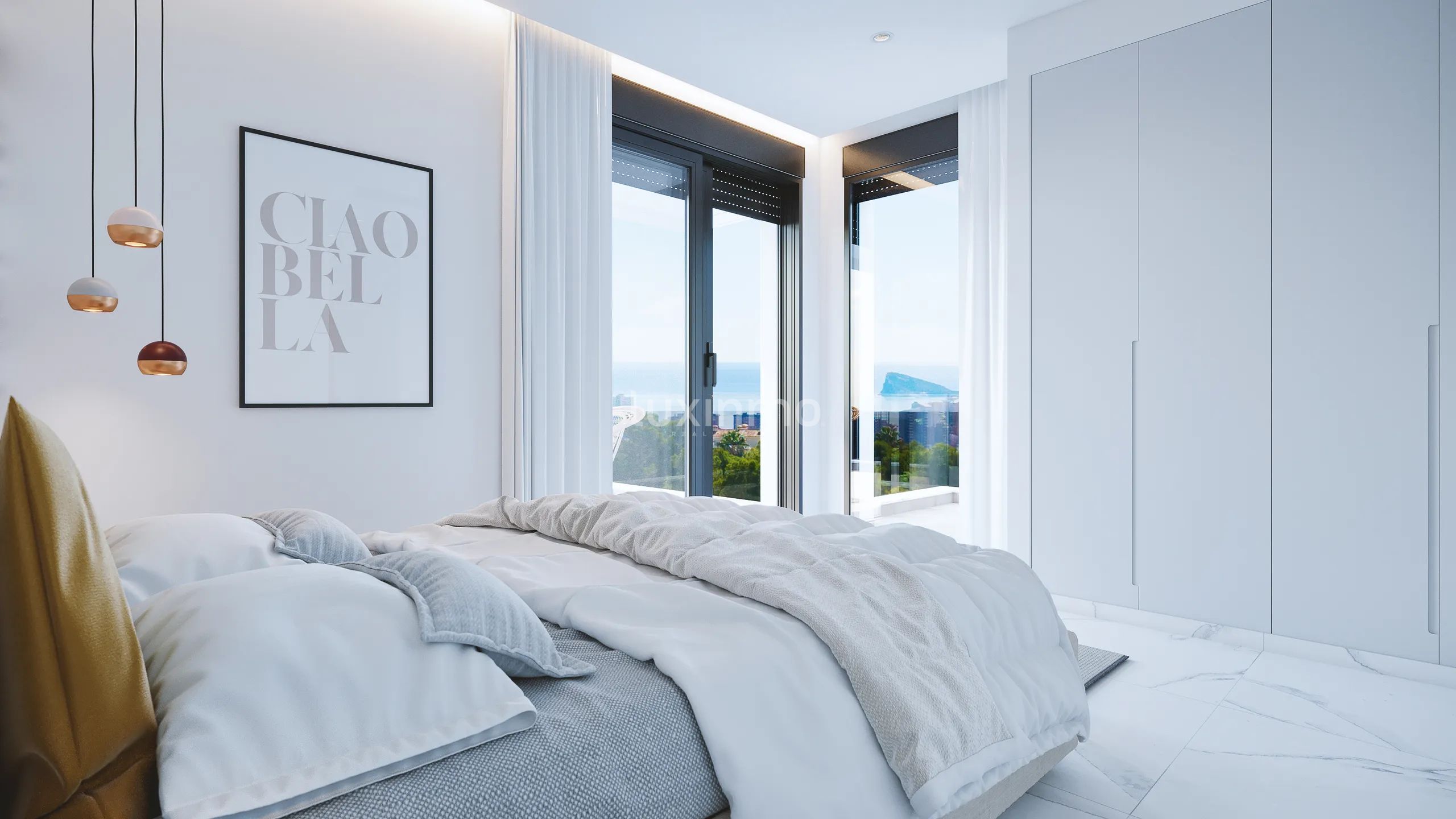 Modern villas with sea views and garage in Sierra Cortina Benidorm — photo 15