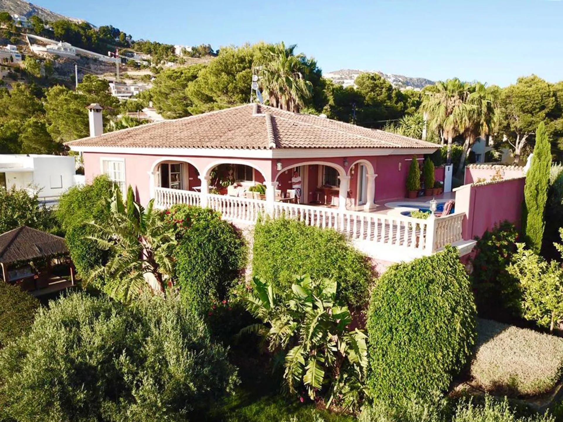 Villa with beautiful sea and mountain views in La Galera
