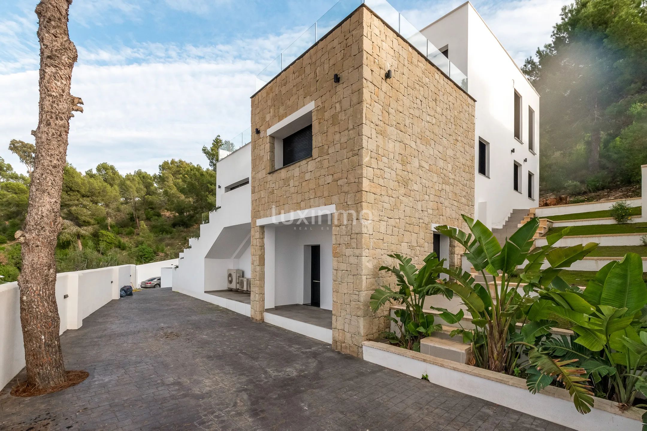 Vacker villa med pool och panoramautsikt att hyra i Albir