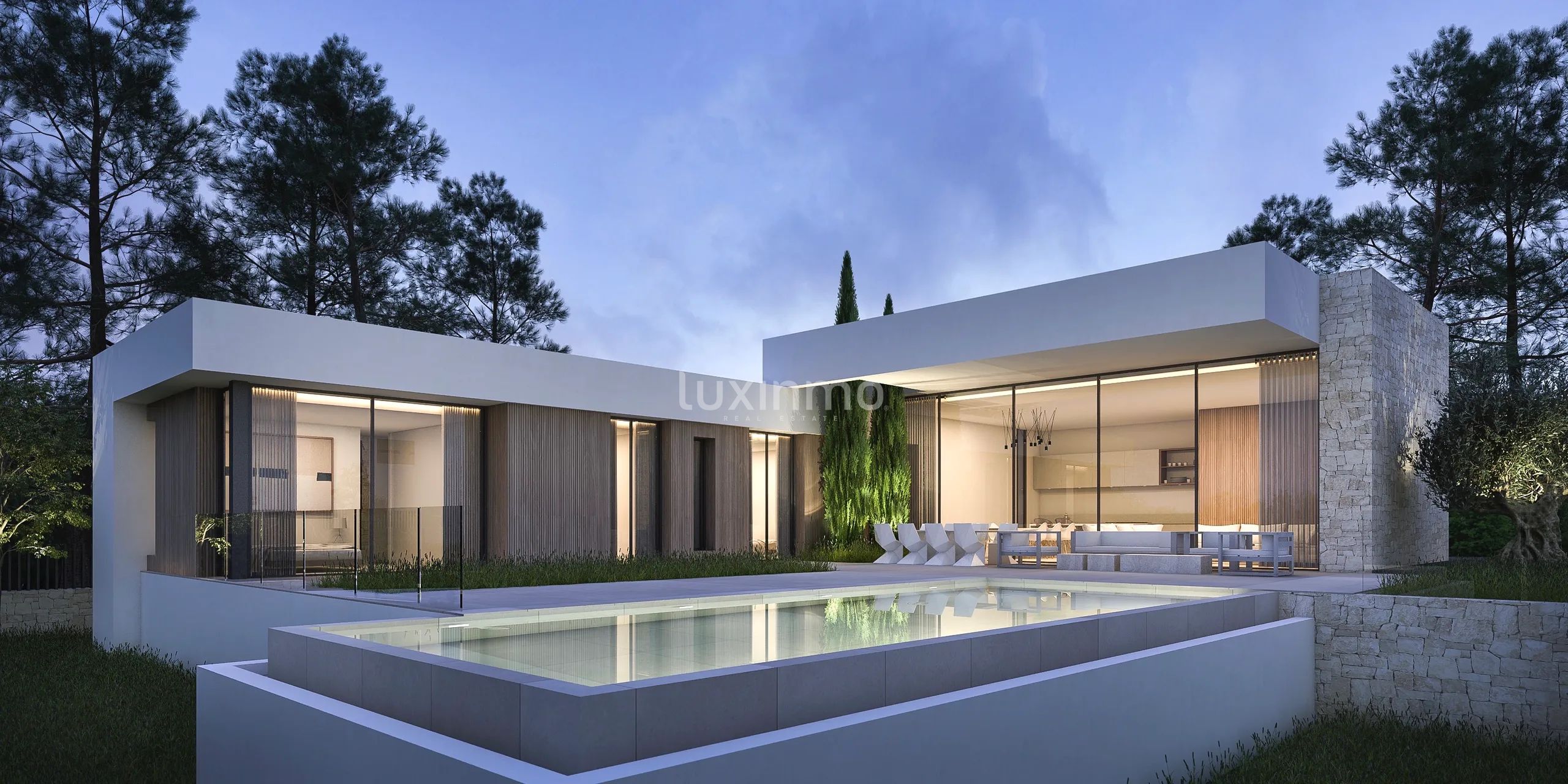 Magnificent new luxury townhouses with sea views in Moraira — photo 1