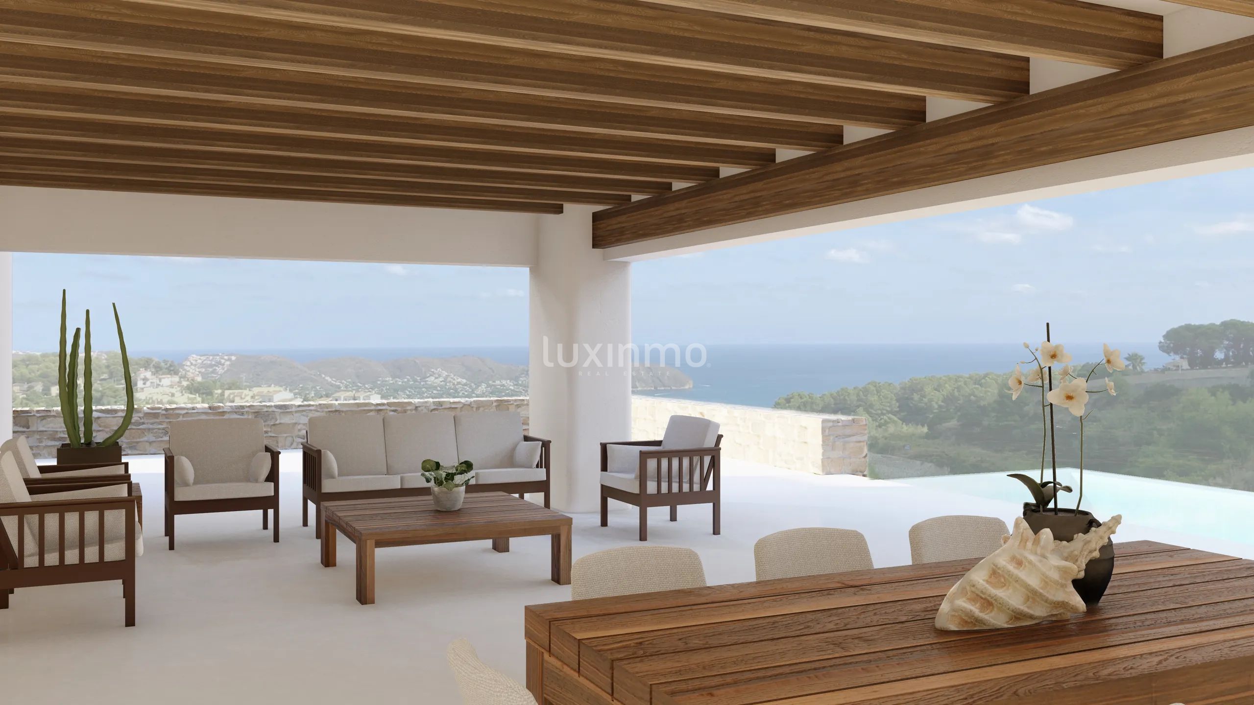 Ibicencan villa Sorells på höjderna i Moraira — photo 21