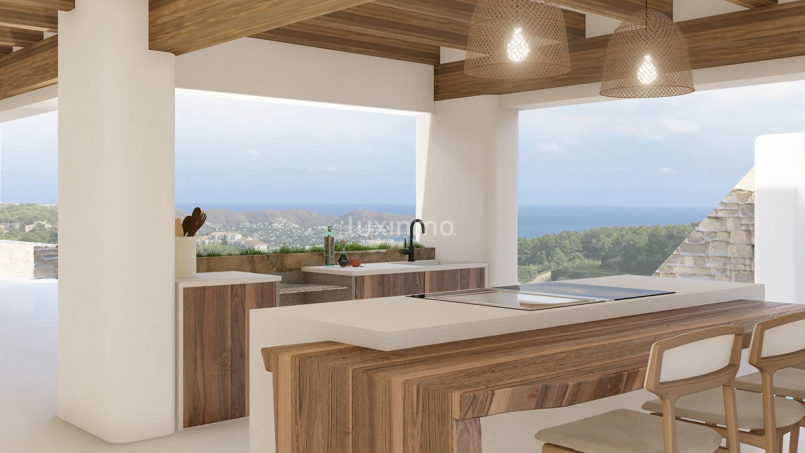 Ibicencan villa Sorells på höjderna i Moraira — photo 20