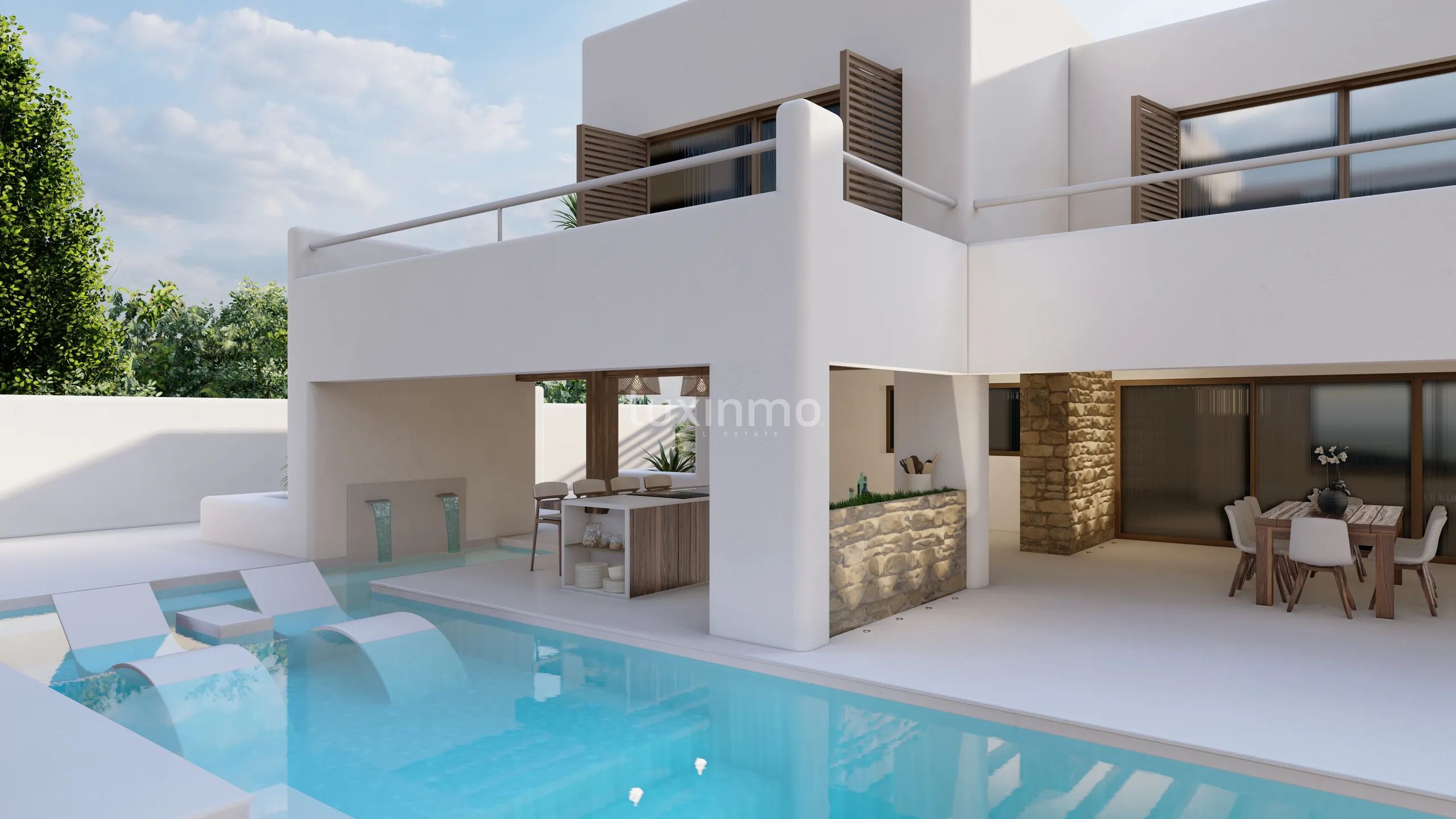 Ibicencan villa Sorells på höjderna i Moraira — photo 26