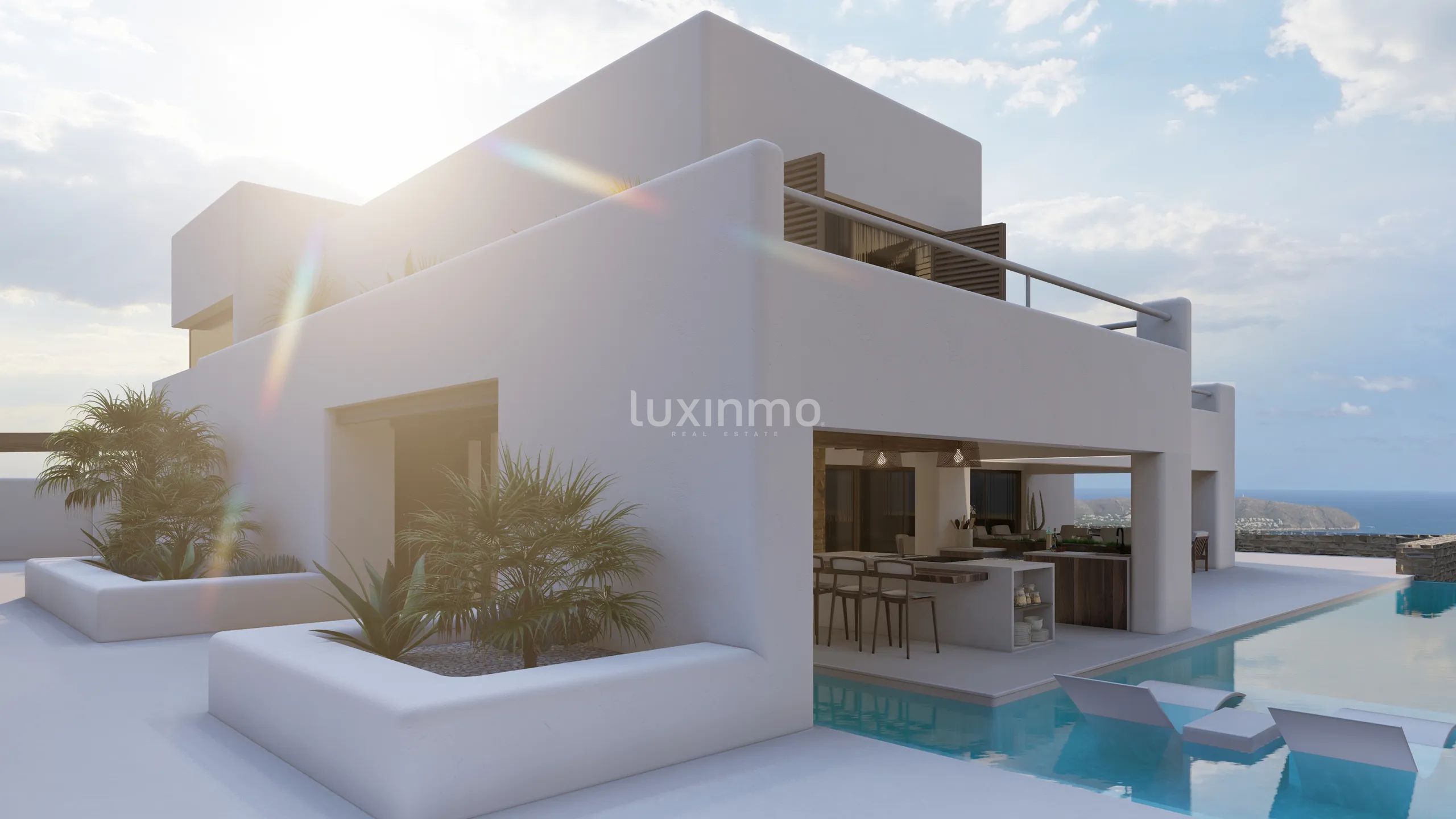 Ibicencan villa Sorells på höjderna i Moraira — photo 25