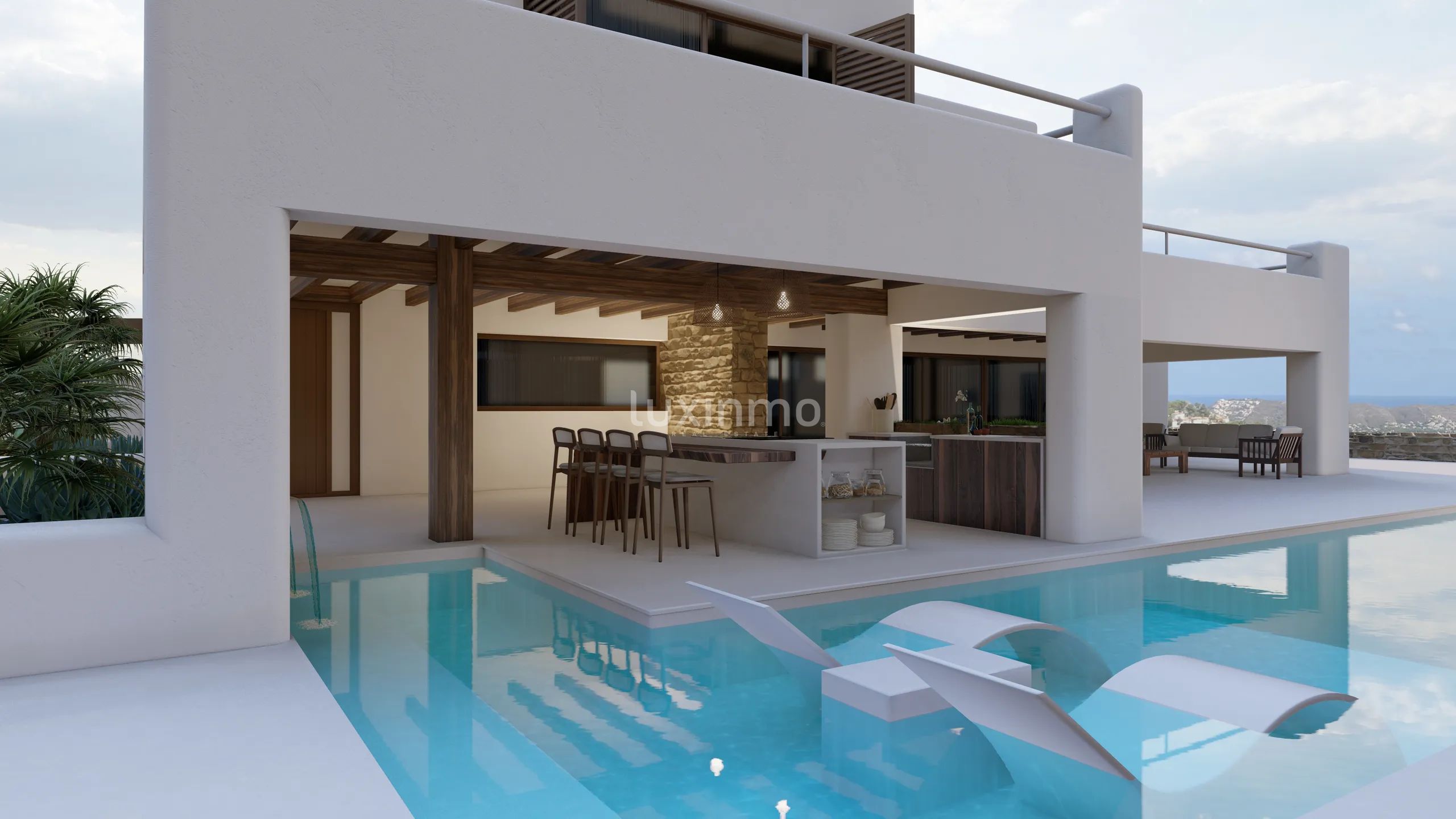 Ibicencan villa Sorells på höjderna i Moraira — photo 24