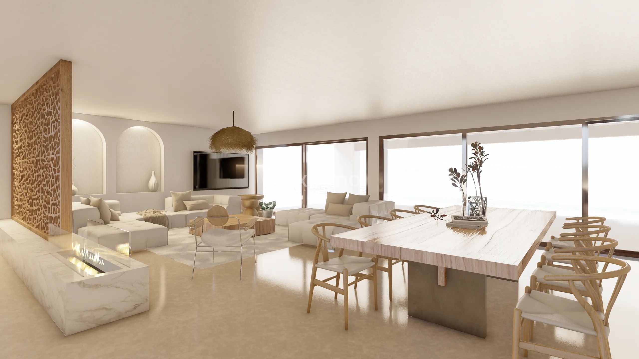Ibicencan villa Sorells på höjderna i Moraira — photo 5