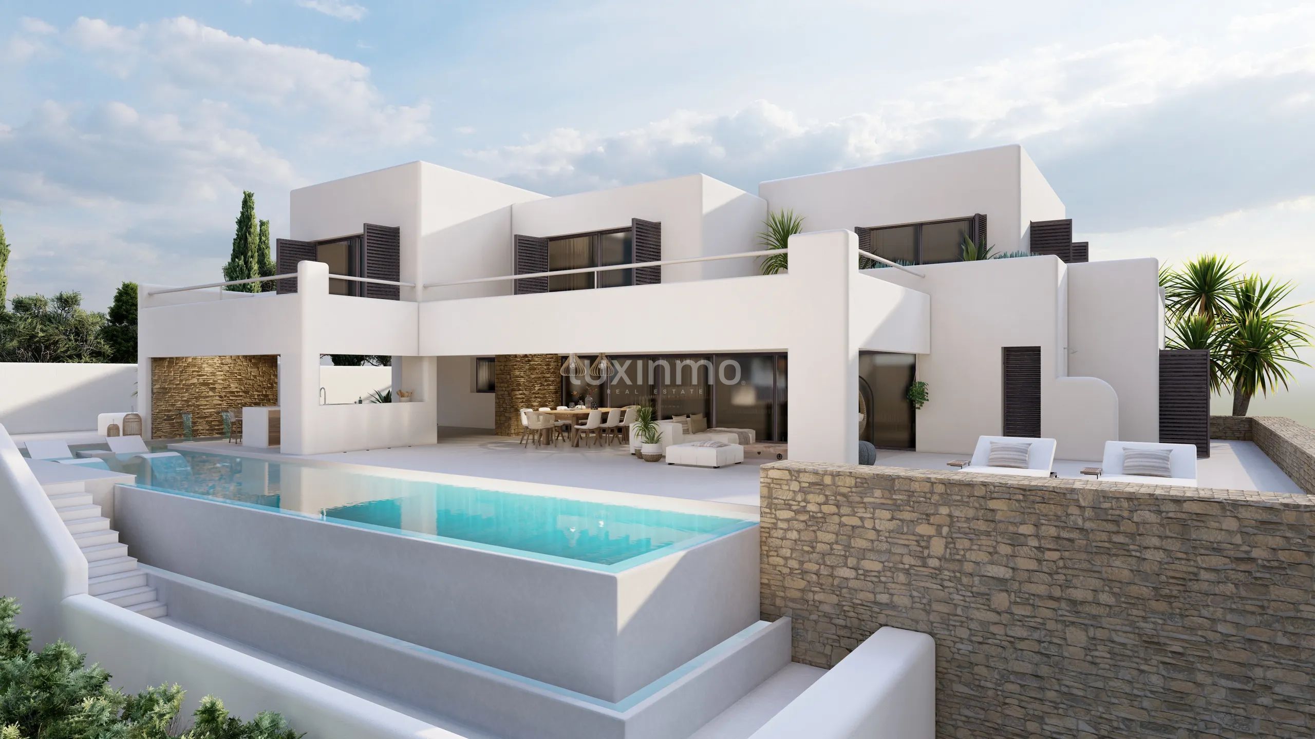 Ibicencan villa Sorells på höjderna i Moraira — photo 1