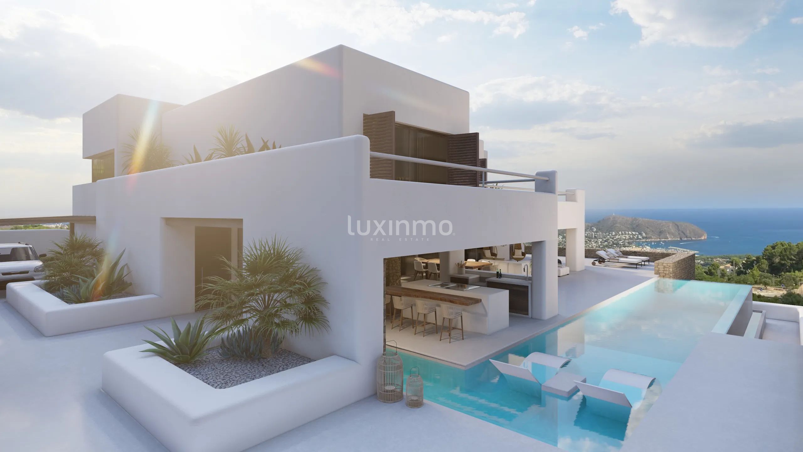 Ibicencan villa Sorells på höjderna i Moraira — photo 3