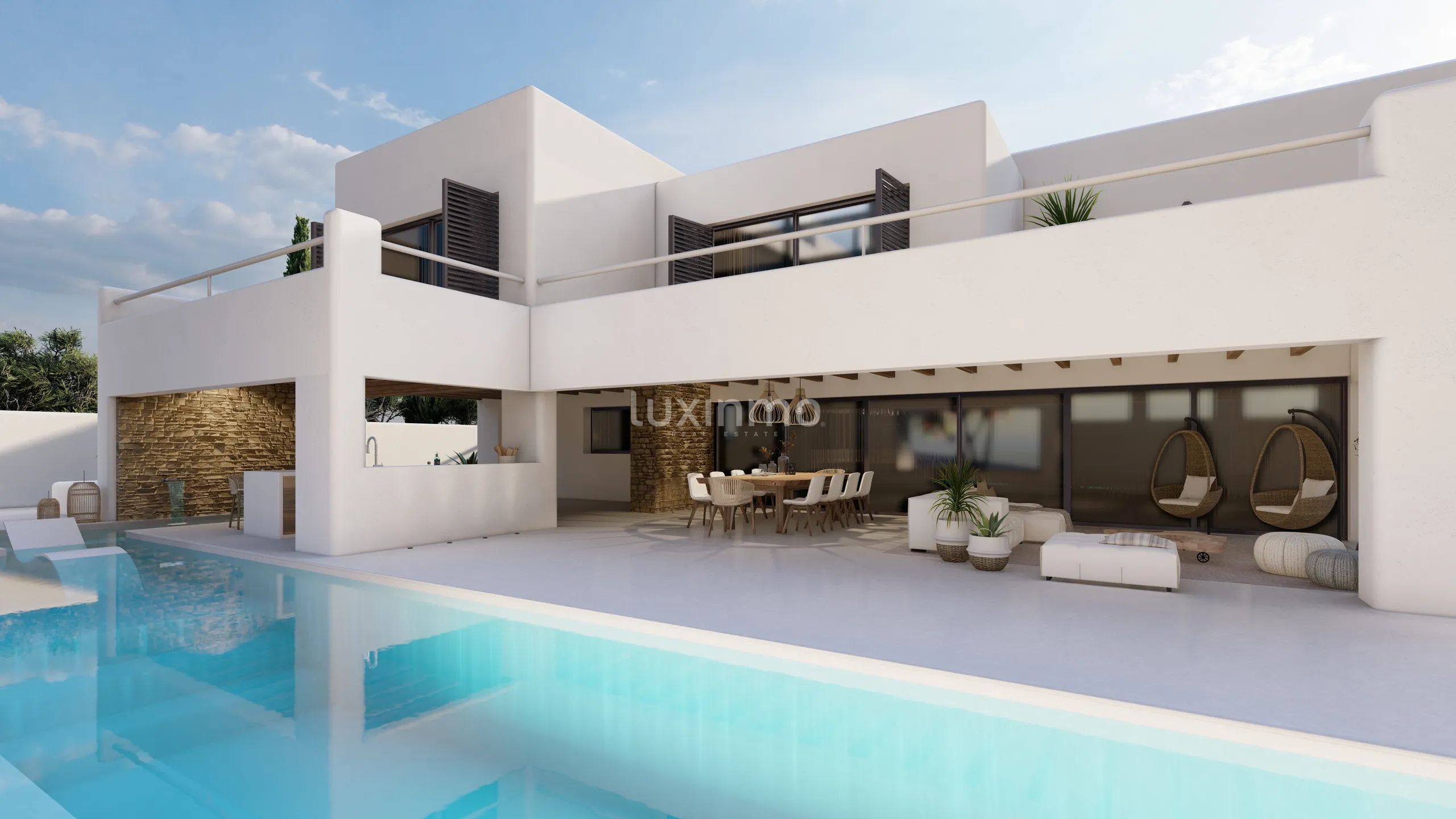 Ibicencan villa Sorells på höjderna i Moraira — photo 2