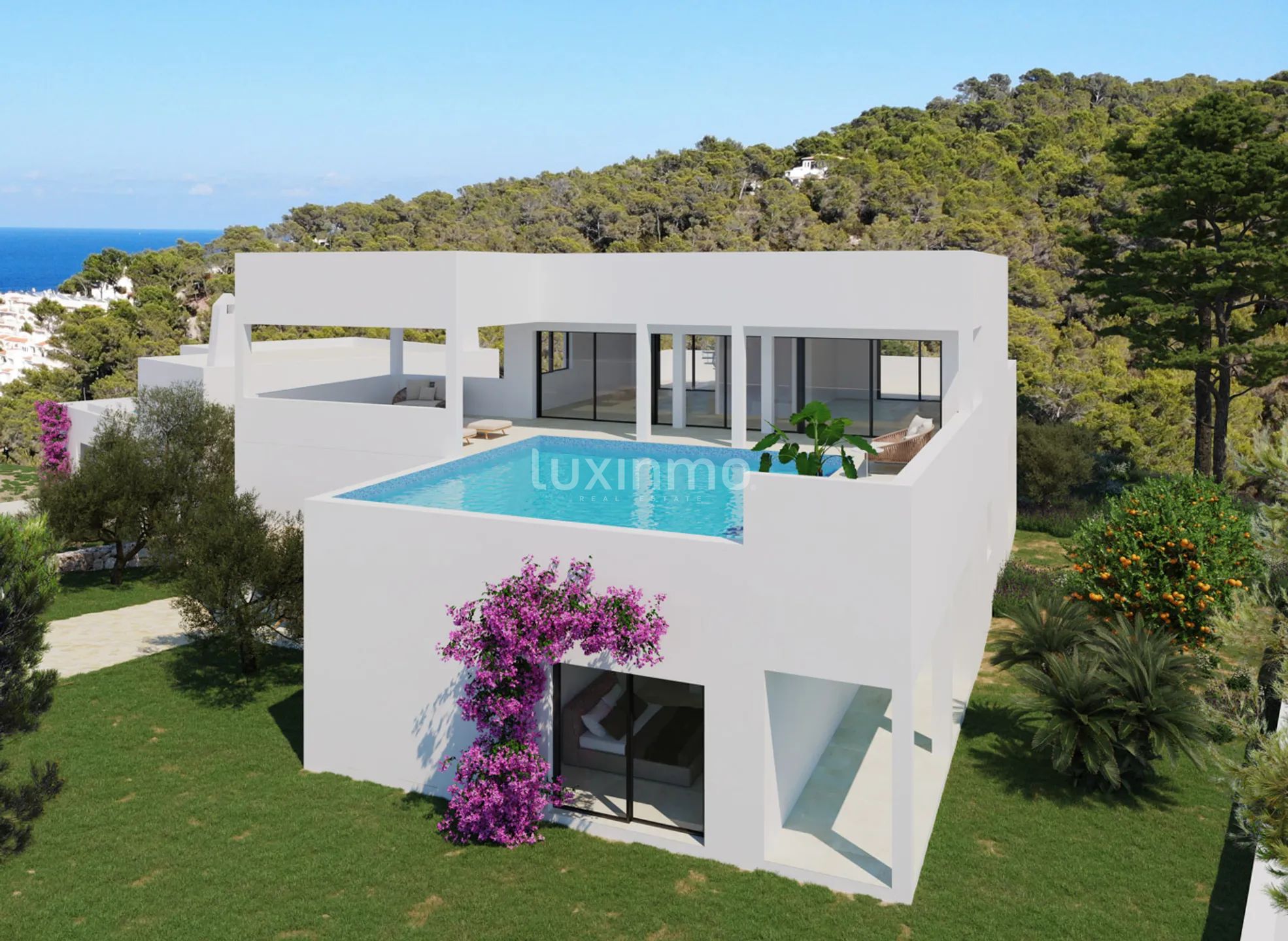 Newly built villa with sea views in San Carlos — photo 12