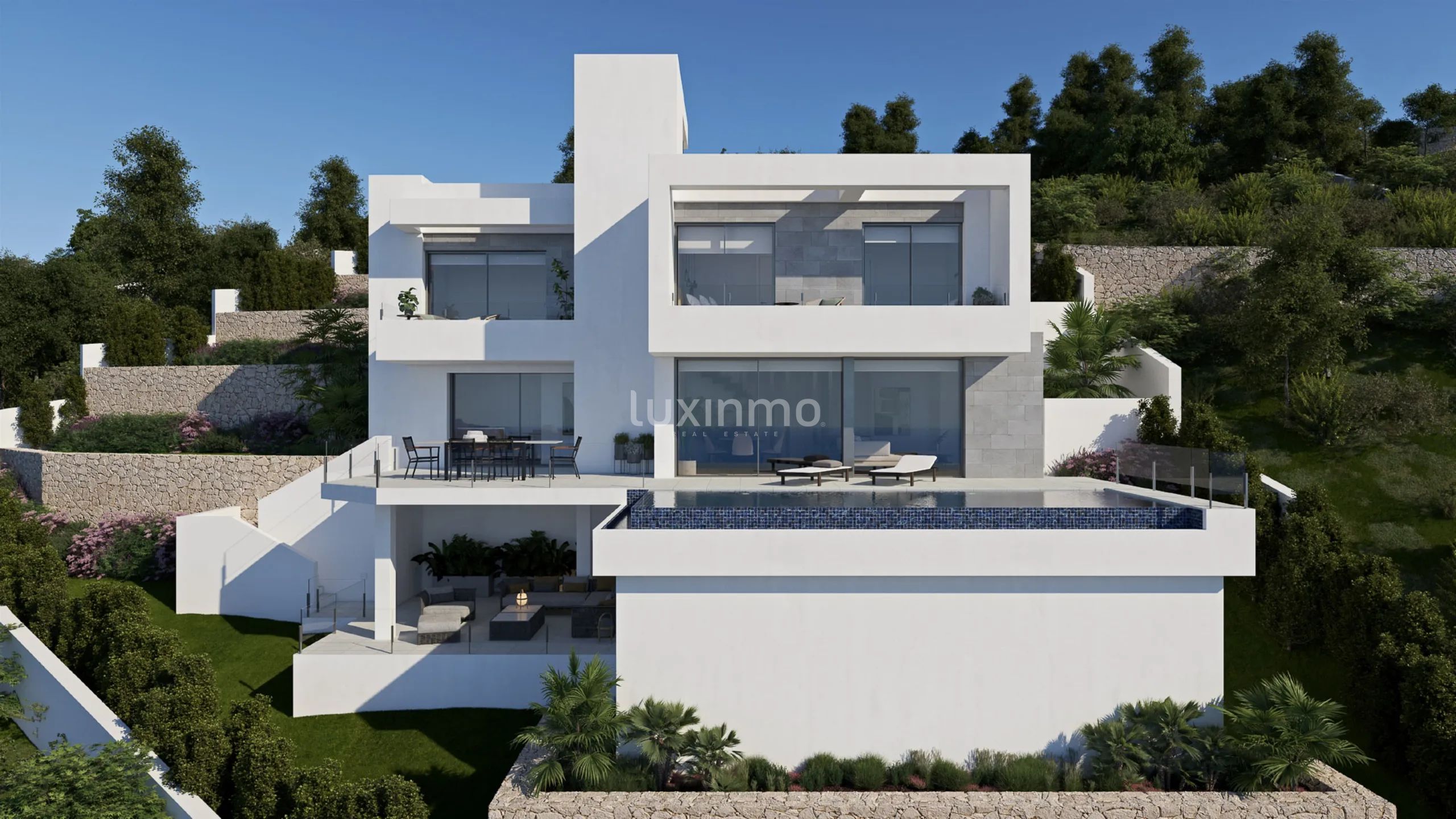 Luxury villa with sea views in Cumbre del Sol, Alicante — photo 1
