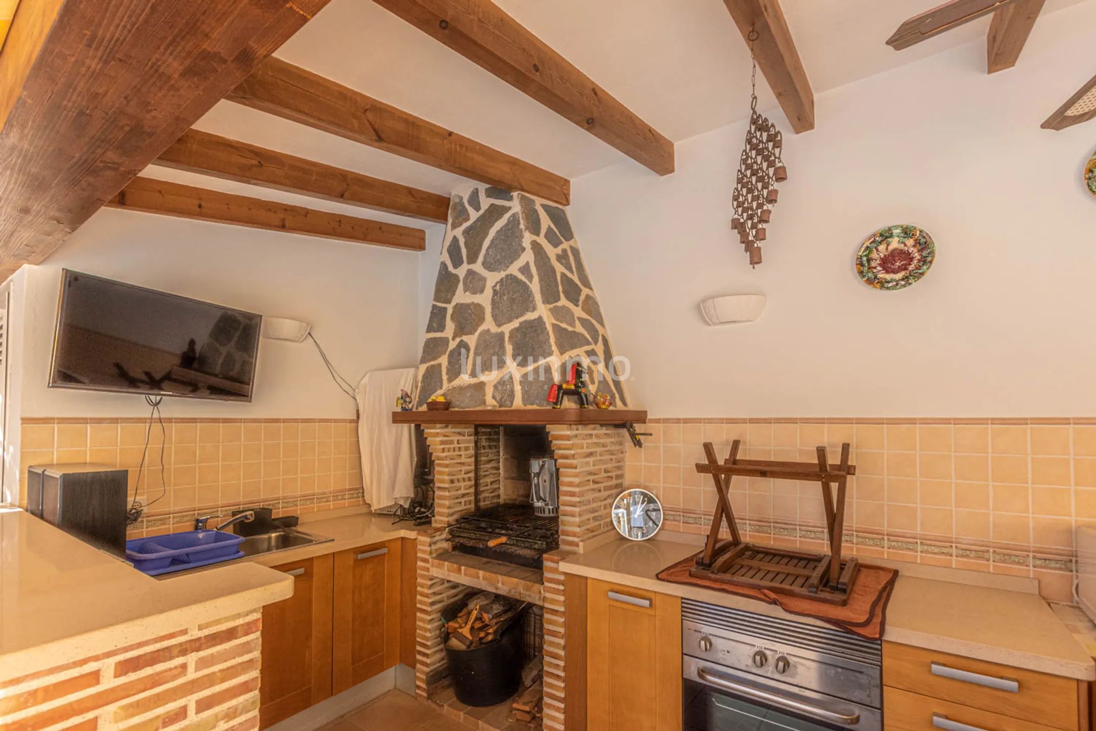 Отдельно стоящий дом с частным бассейном и видом на горы в Кальпе — photo 11