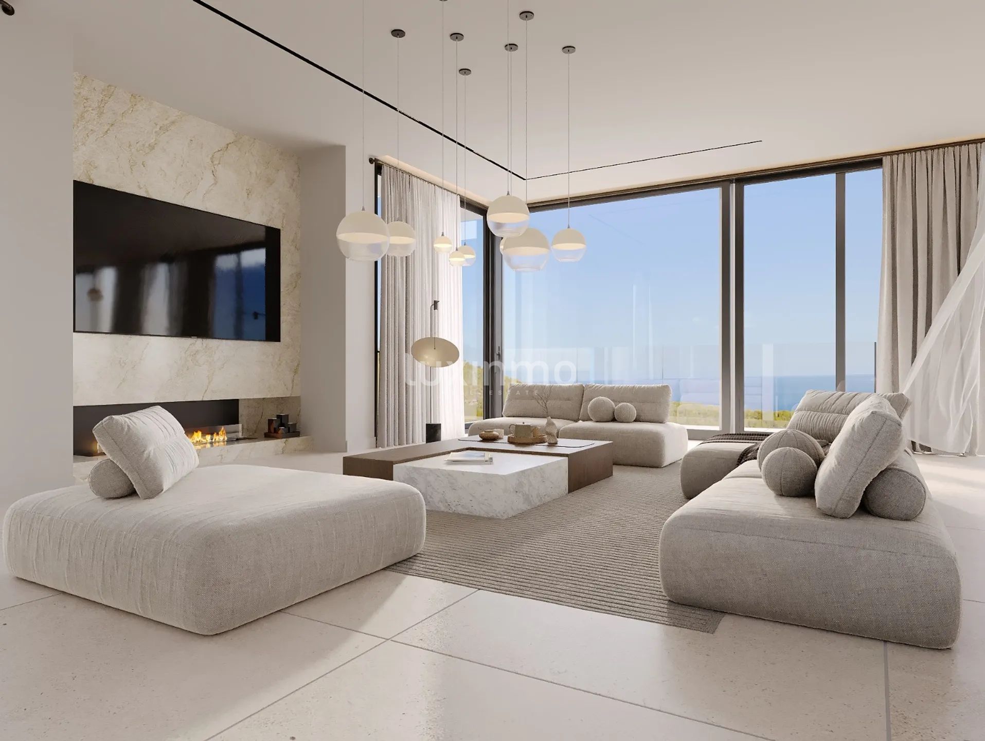 Luxury villa under construction with sea views in Roca Llisa — photo 2