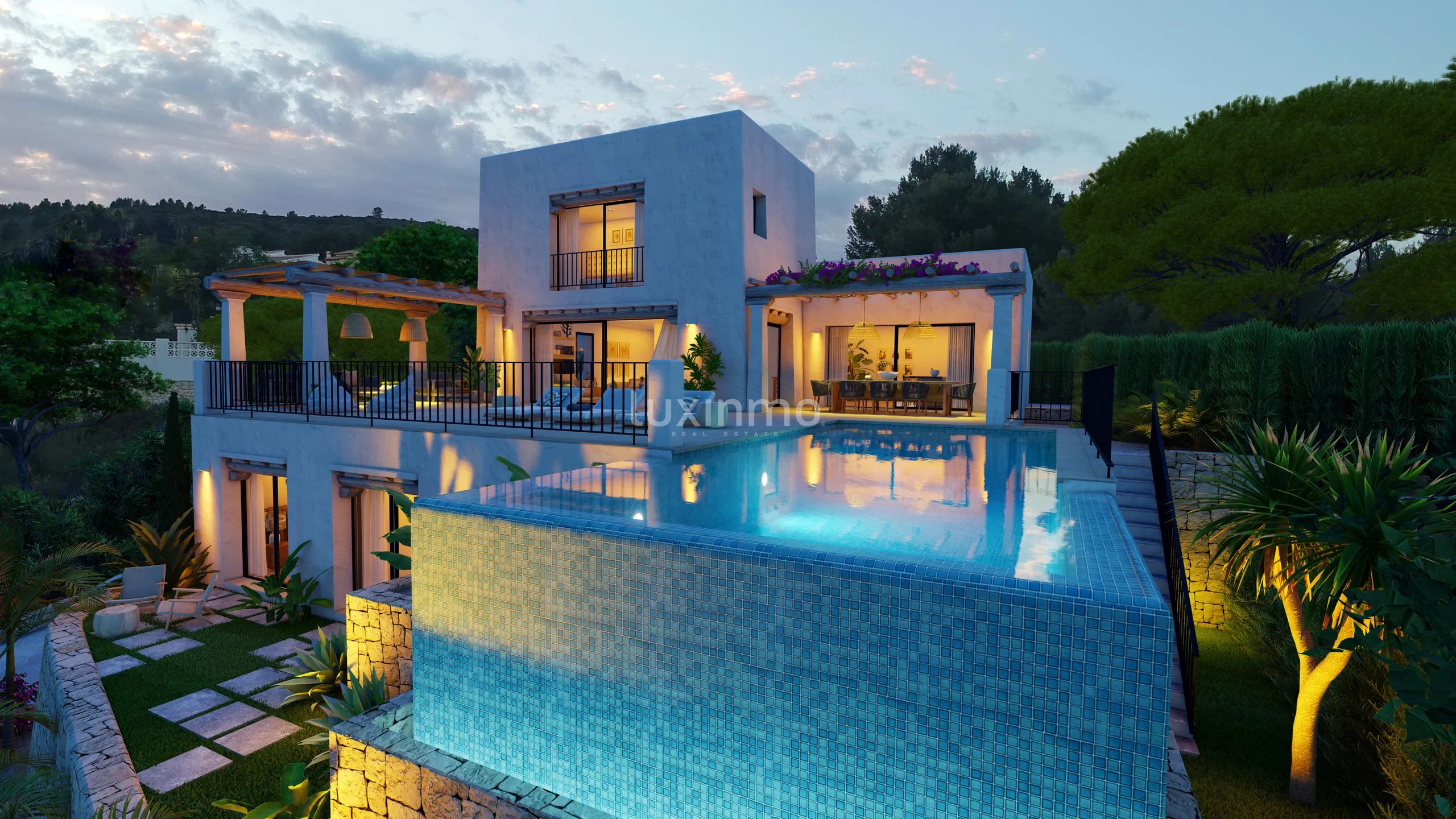 Ibizan villa with panoramic sea views in Moraira — photo 5