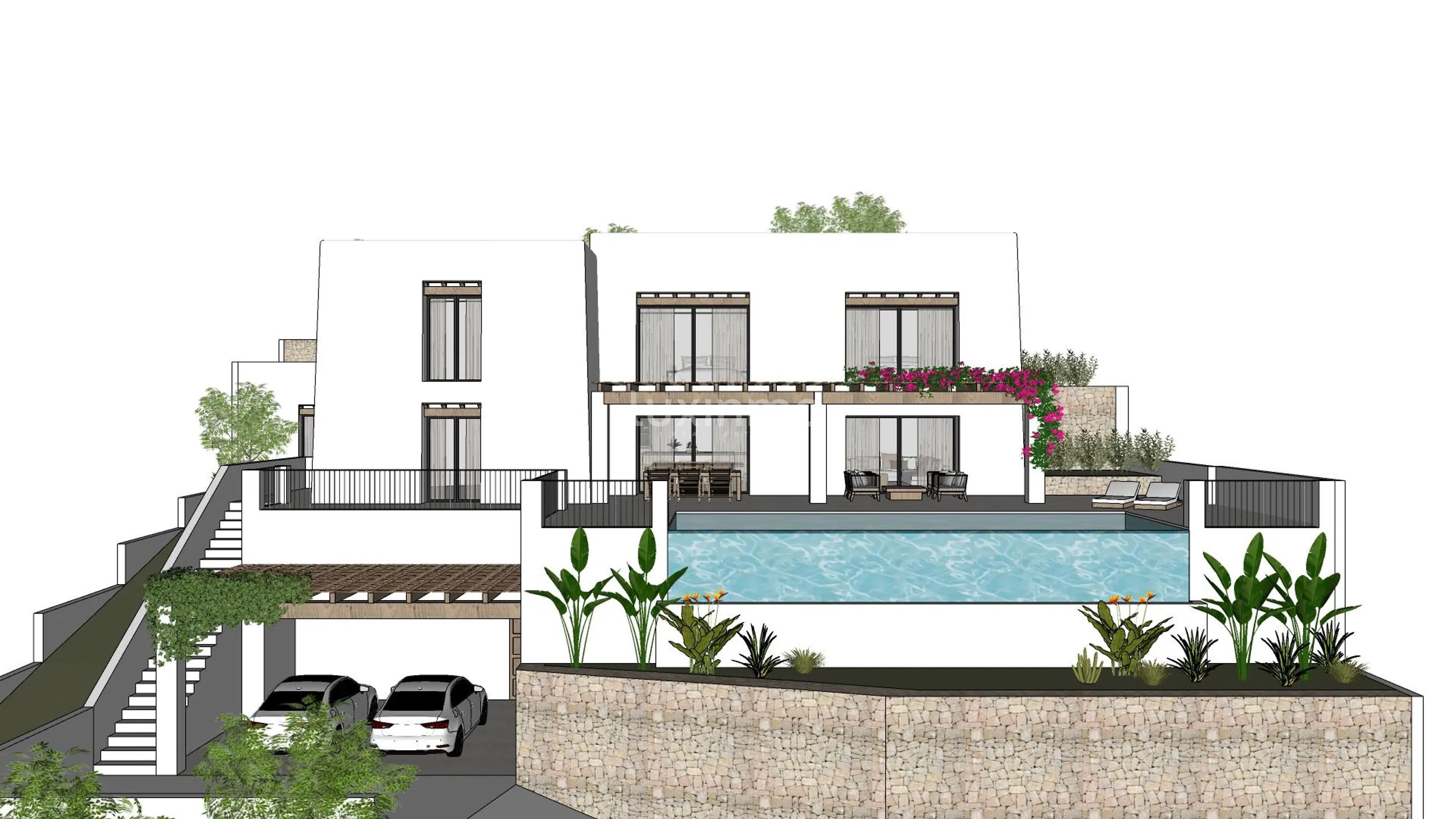 Ibizan villa with panoramic sea views in Moraira — photo 7