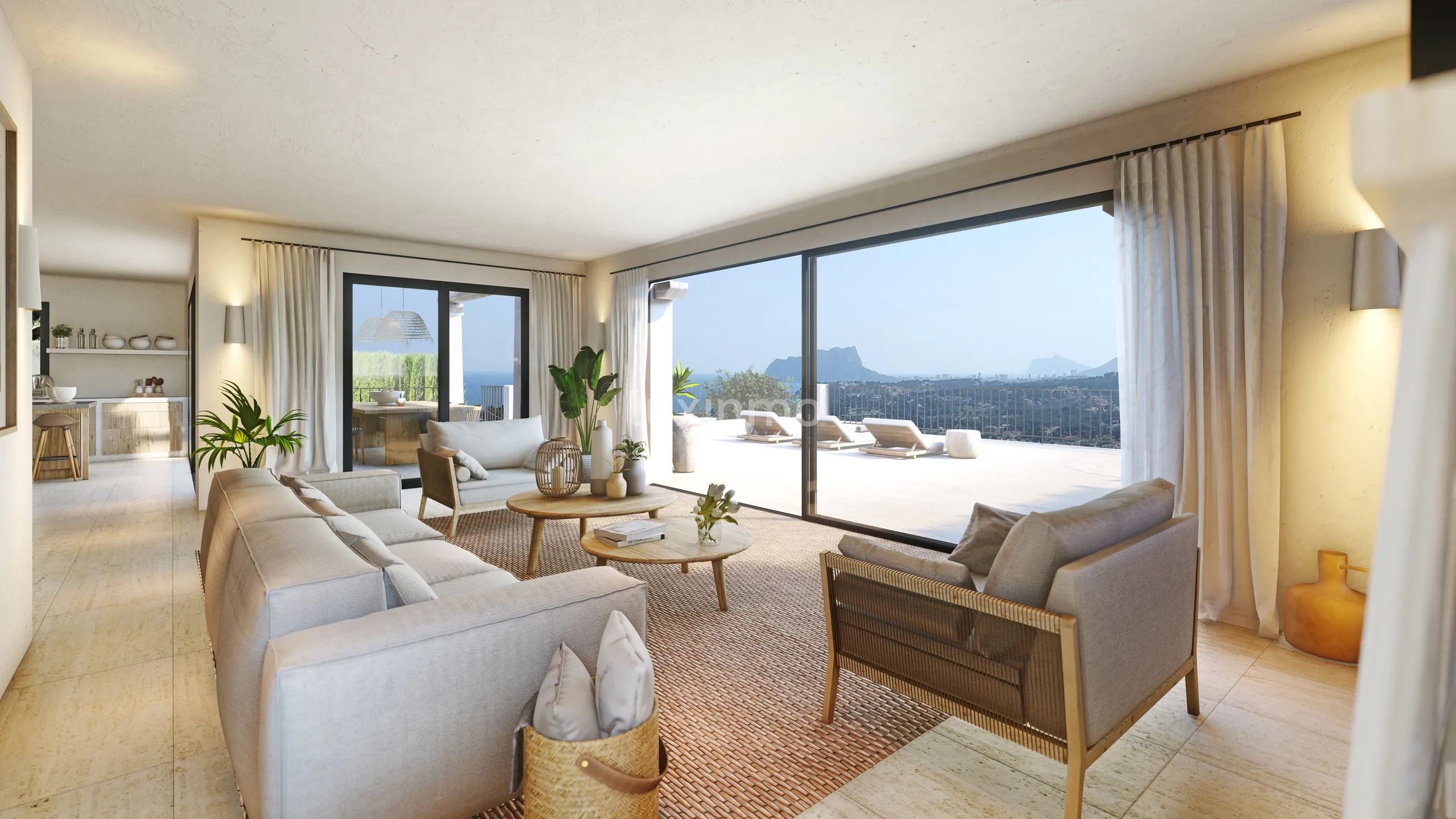 Ibizan villa with panoramic sea views in Moraira — photo 4