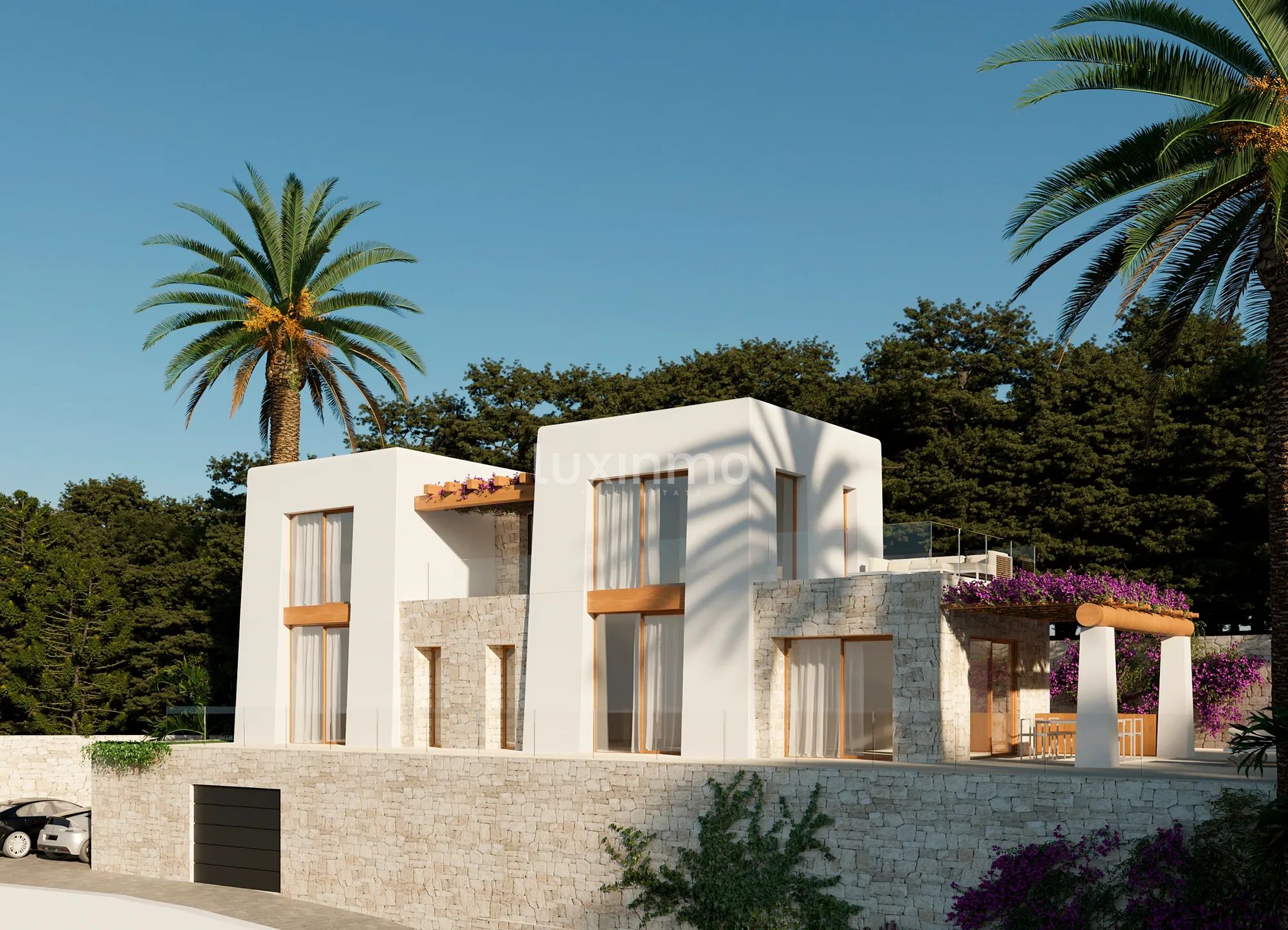 Beautiful Ibiza style villa with sea views in Benissa — photo 1
