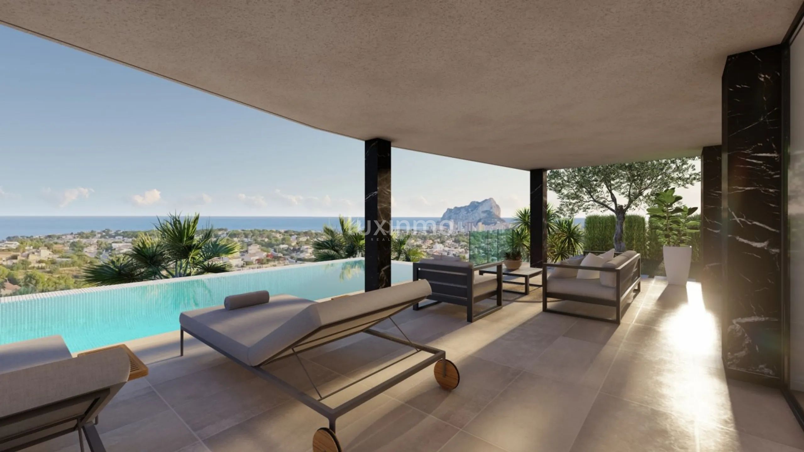Villa for sale with panoramic views to the sea and the Peñon d'Ifach — photo 2