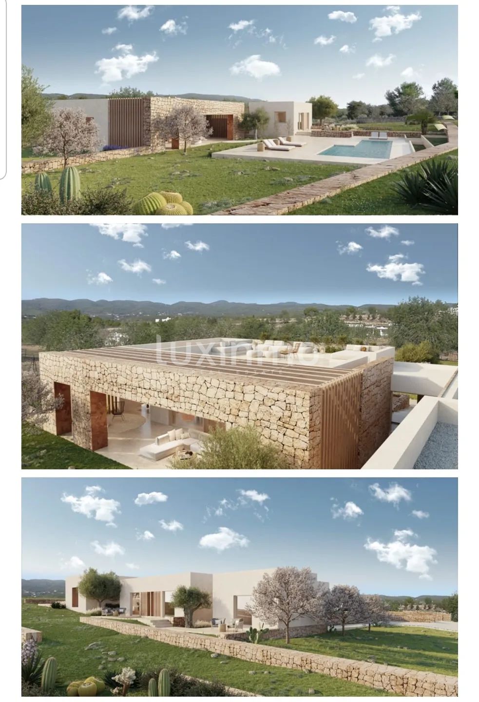 Plot for sale with project presented in Sant Rafel de Sa Creu — photo 1