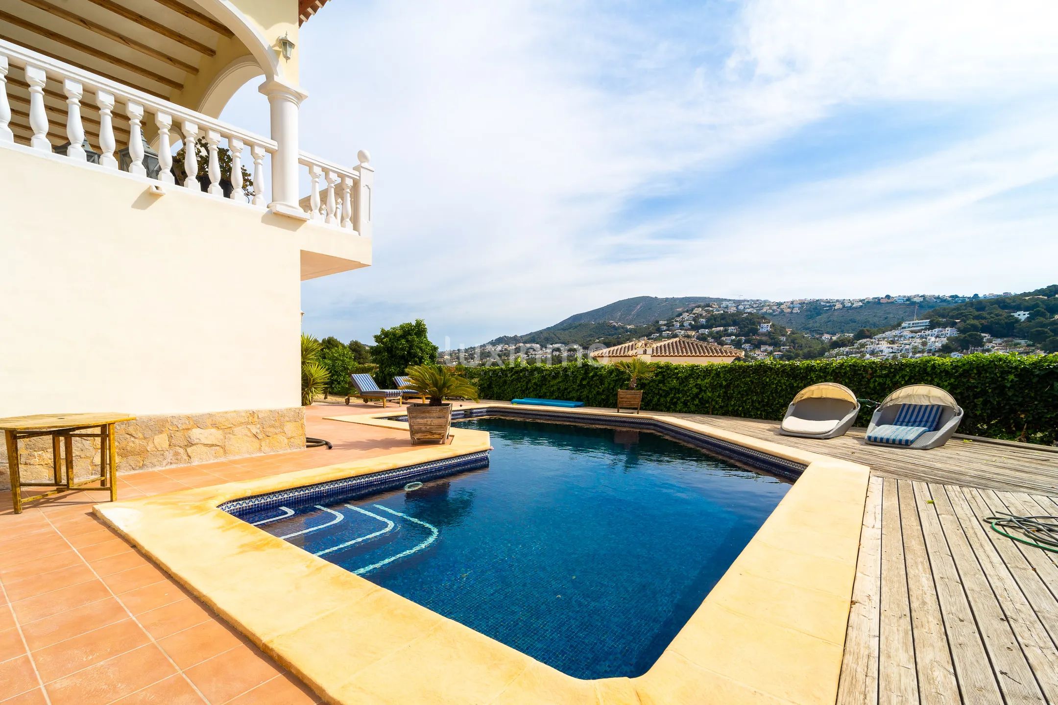 Charming colonial style house with spectacular views in Moraira — photo 5