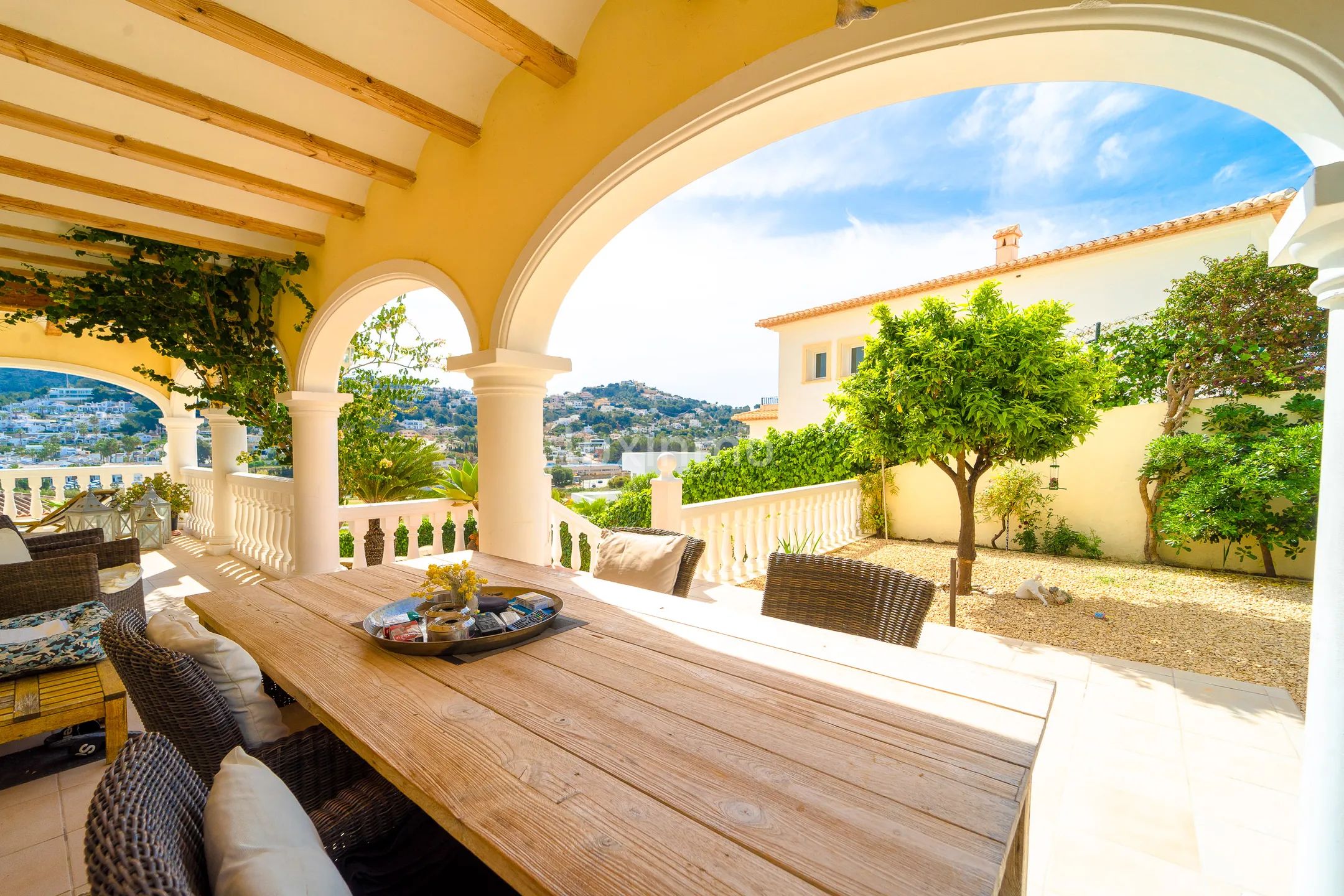Charming colonial style house with spectacular views in Moraira — photo 16