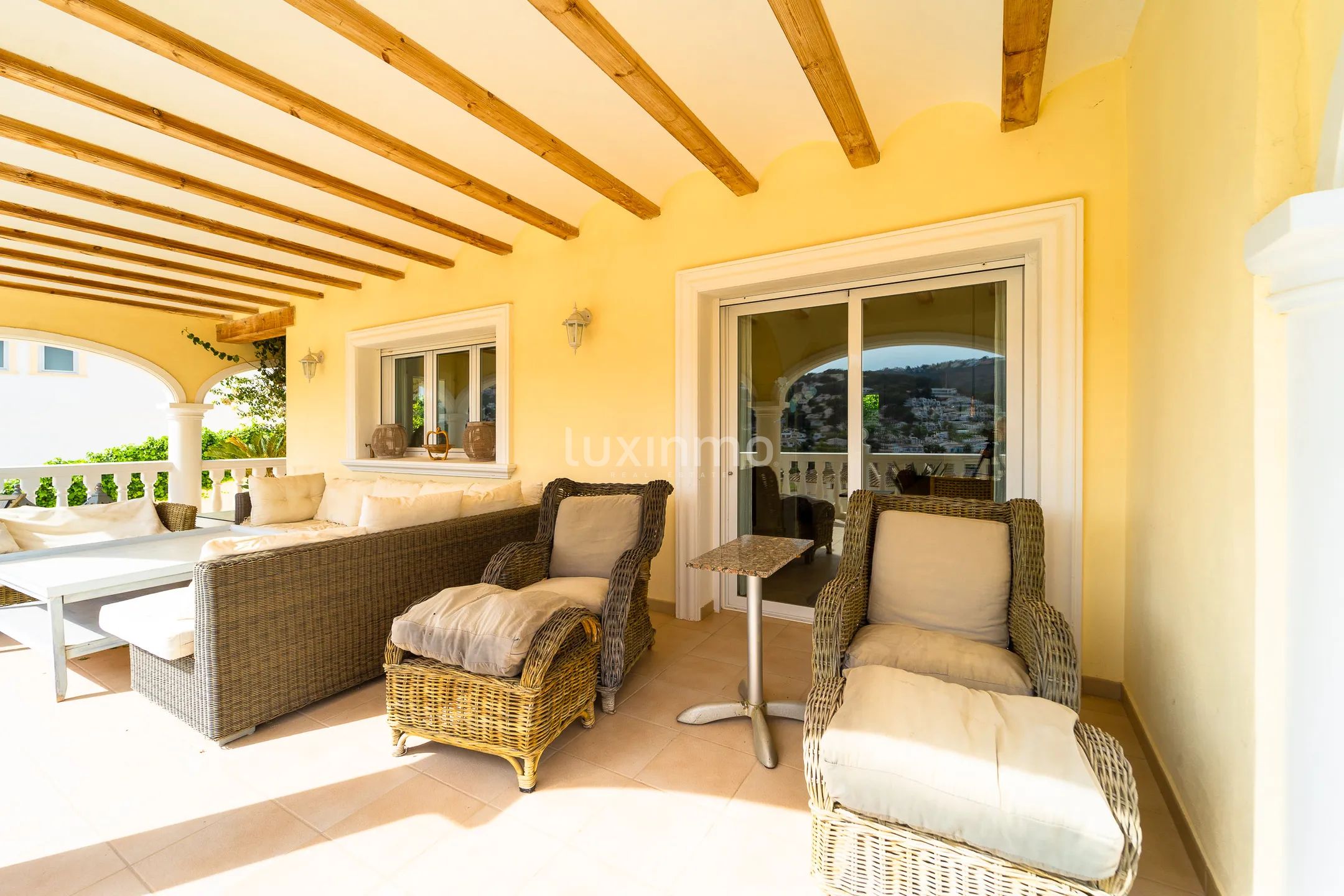 Charming colonial style house with spectacular views in Moraira — photo 12