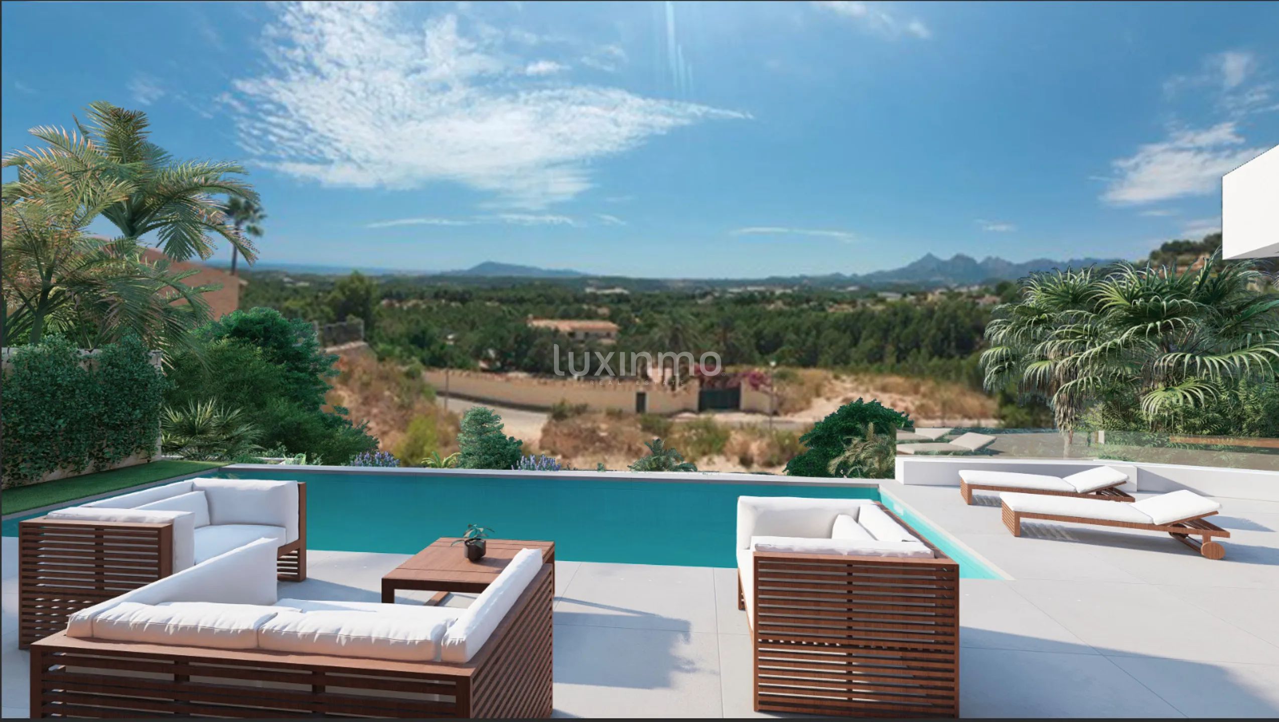 Moderne villa med åpen utsikt i Santa Clara, Altea — photo 4